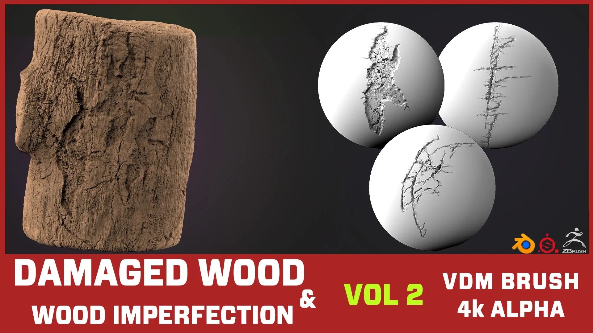 50 VDM+4kAlpha Damaged Wood-Imperfections Vol 2