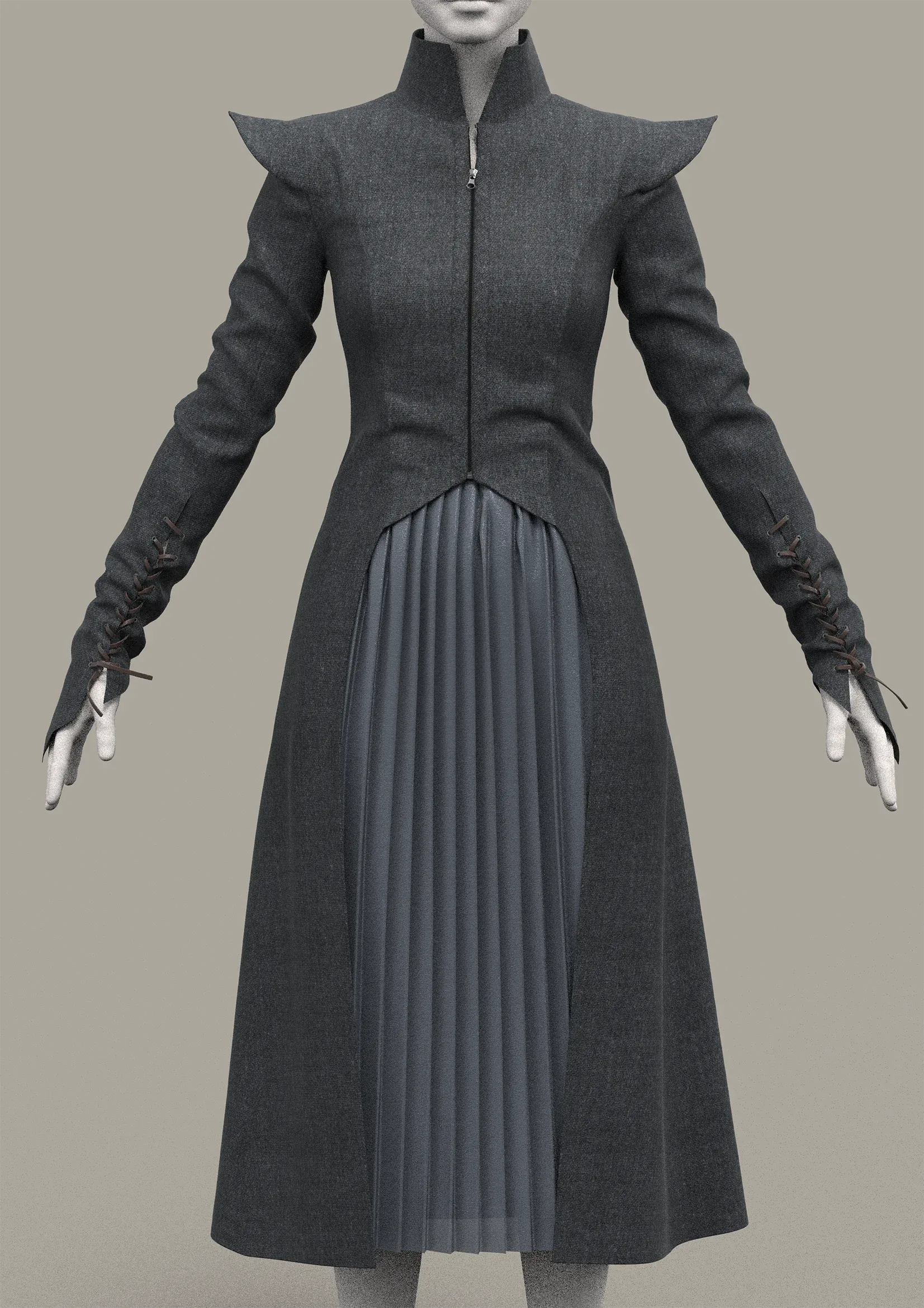 5 Sets of Game of Thrones Clothes/ ZPRJ/ OBJ/ FBX