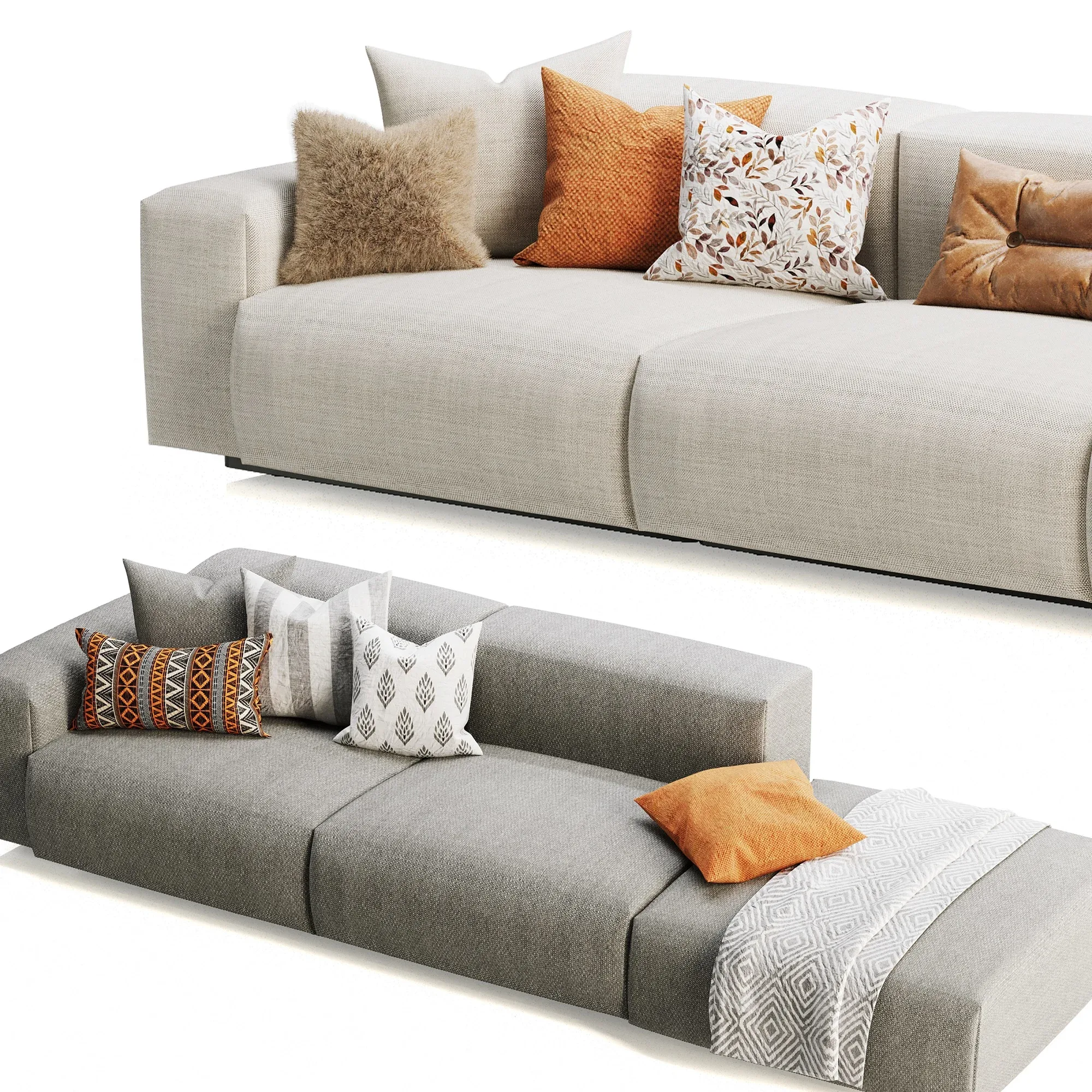 Vitra Soft Modular Sofa Three-Seater