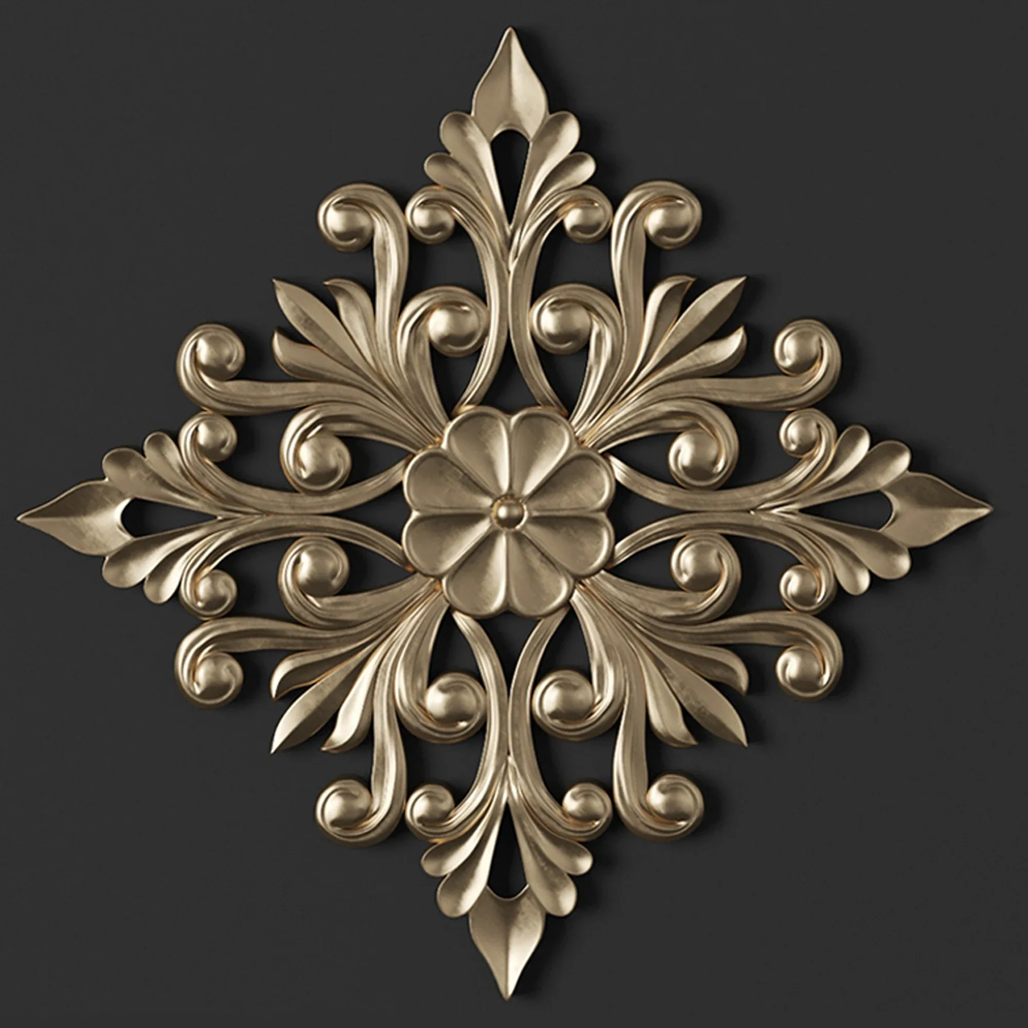 8 Ornament Circular 3Dmodel Brush alpha