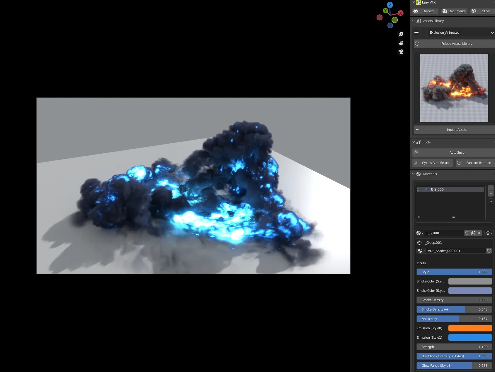 Lazy Vfx 1.0 Vdb Assets Library ( 270+ Assets ) (VDB Assets + Blender Addon)