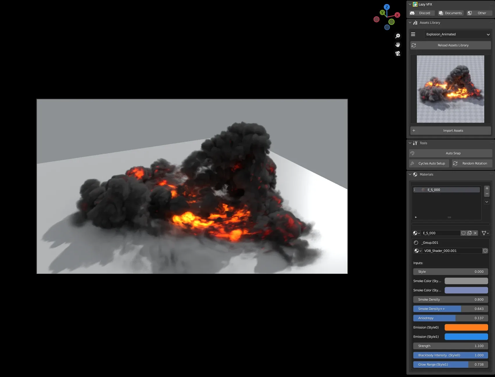 Lazy Vfx 1.0 Vdb Assets Library ( 270+ Assets ) (VDB Assets + Blender Addon)