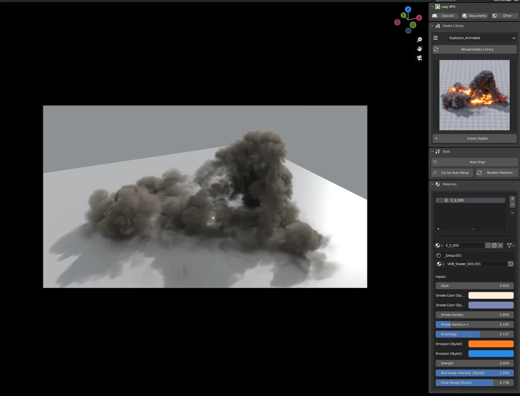 Lazy Vfx 1.0 Vdb Assets Library ( 270+ Assets ) (VDB Assets + Blender Addon)