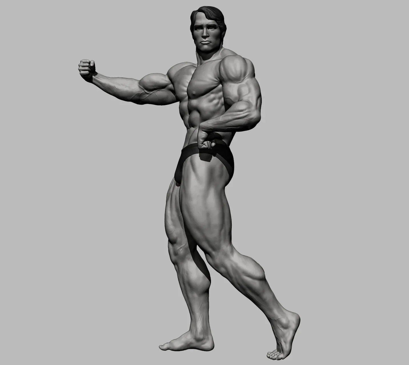 11 Poses  of Arnold Schwarzenegger