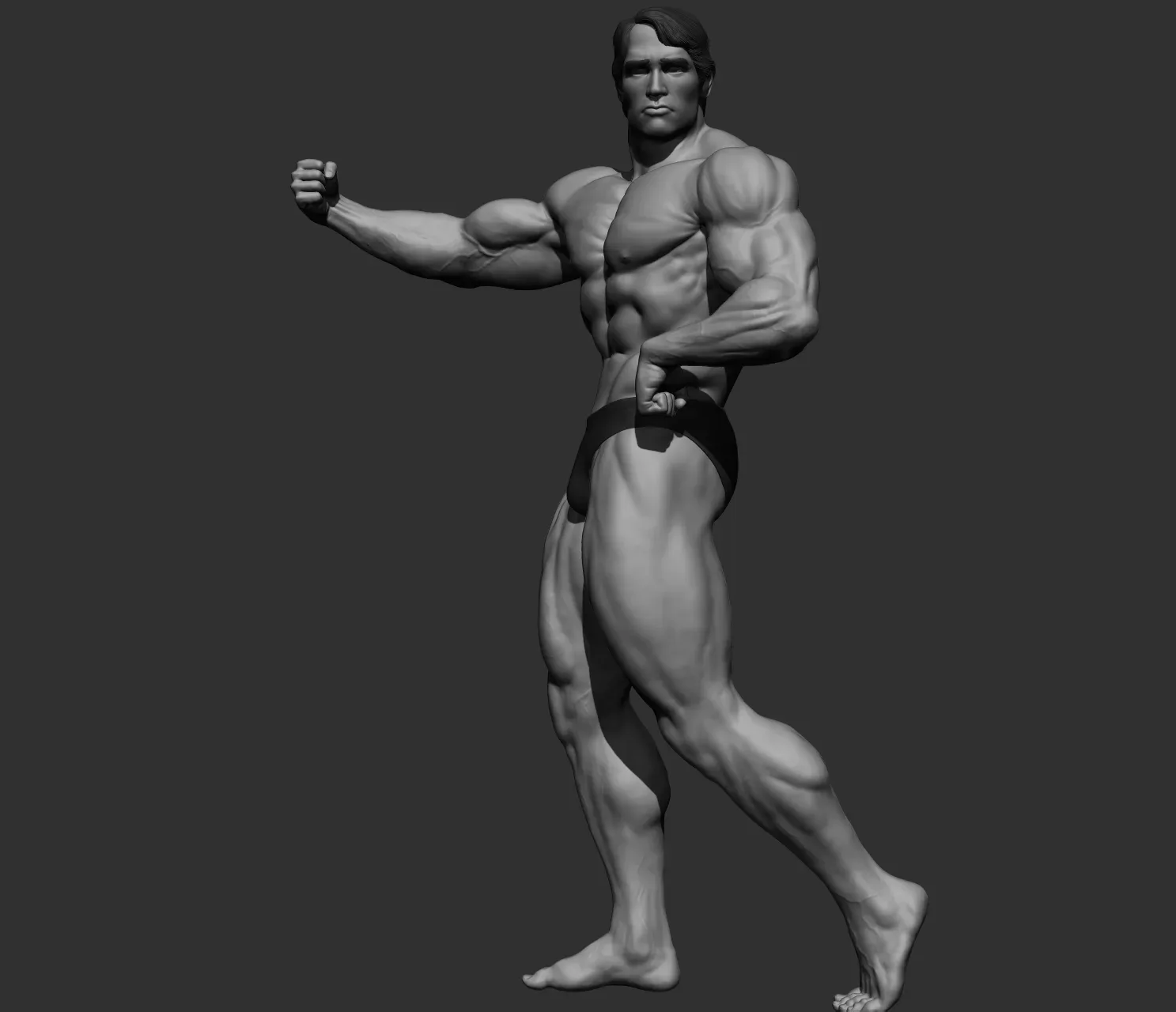 11 Poses  of Arnold Schwarzenegger