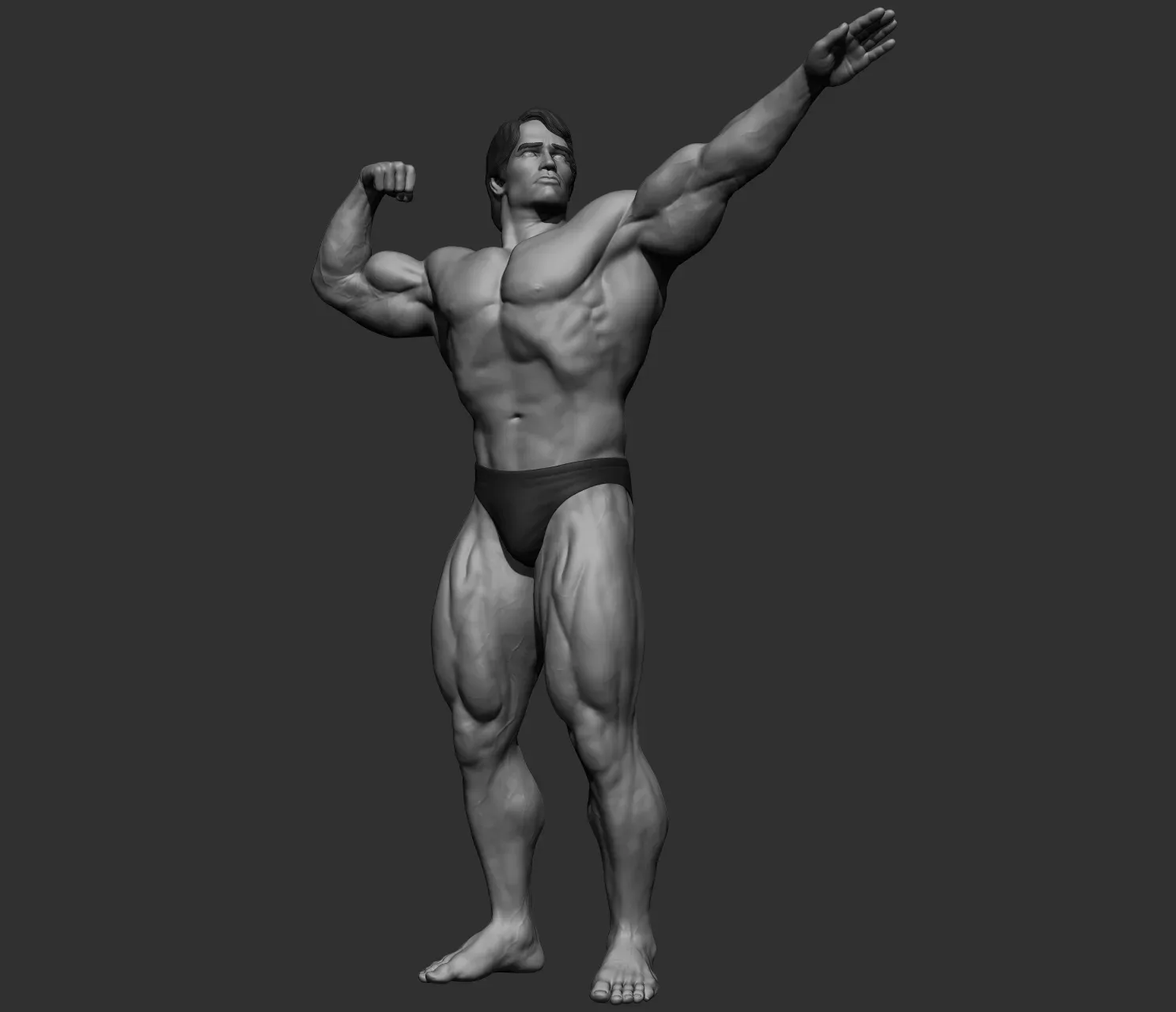 11 Poses  of Arnold Schwarzenegger