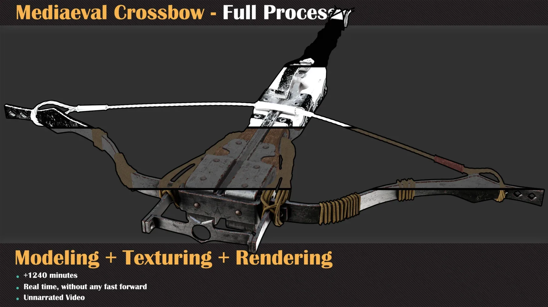 Mediaeval Crossbow - Full Tutorial