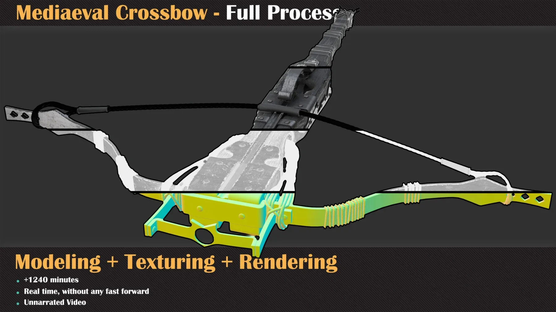 Mediaeval Crossbow - Full Tutorial