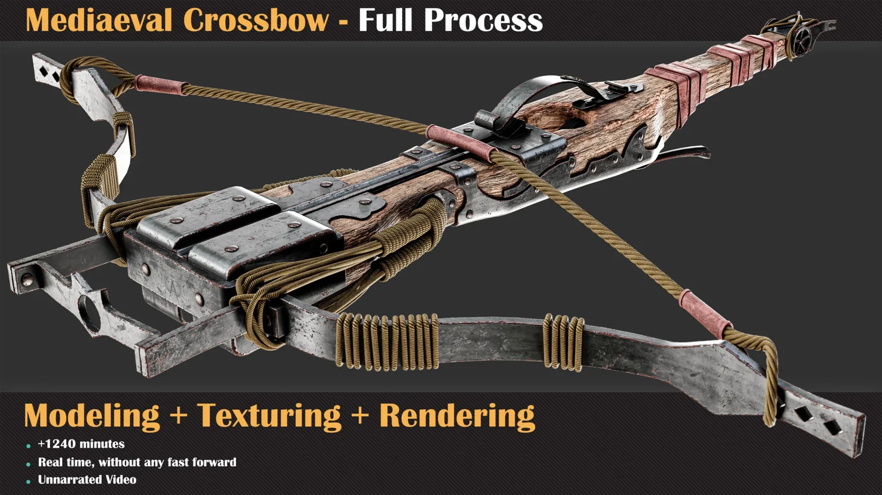 Mediaeval Crossbow - Full Tutorial