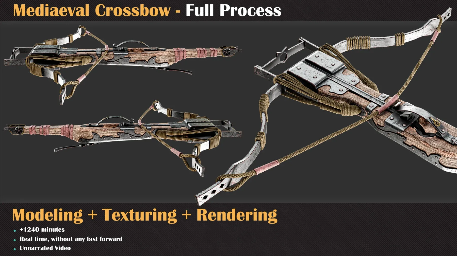 Mediaeval Crossbow - Full Tutorial