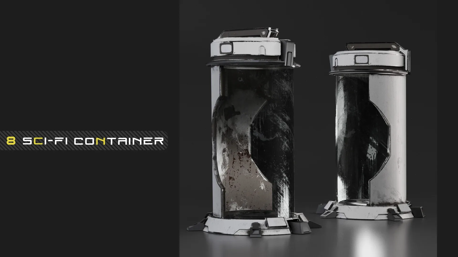 SCI-FI CONTAINER + 4K PBR