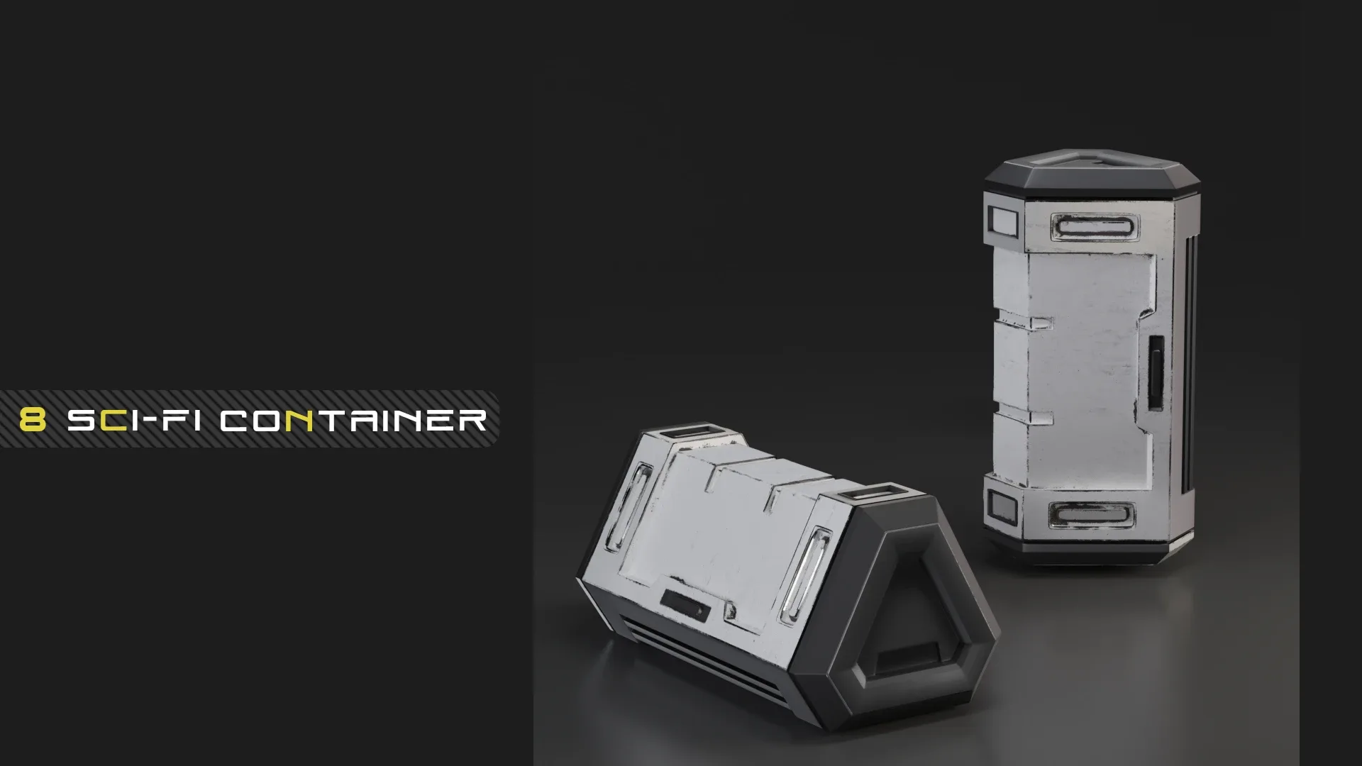 SCI-FI CONTAINER + 4K PBR
