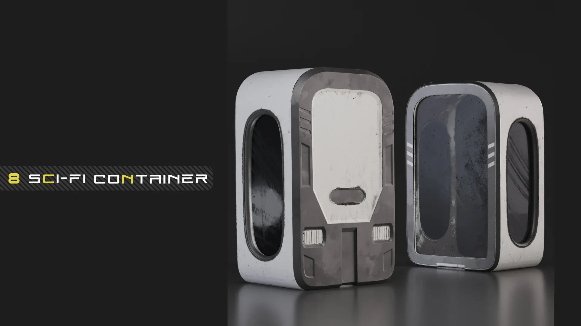 SCI-FI CONTAINER + 4K PBR
