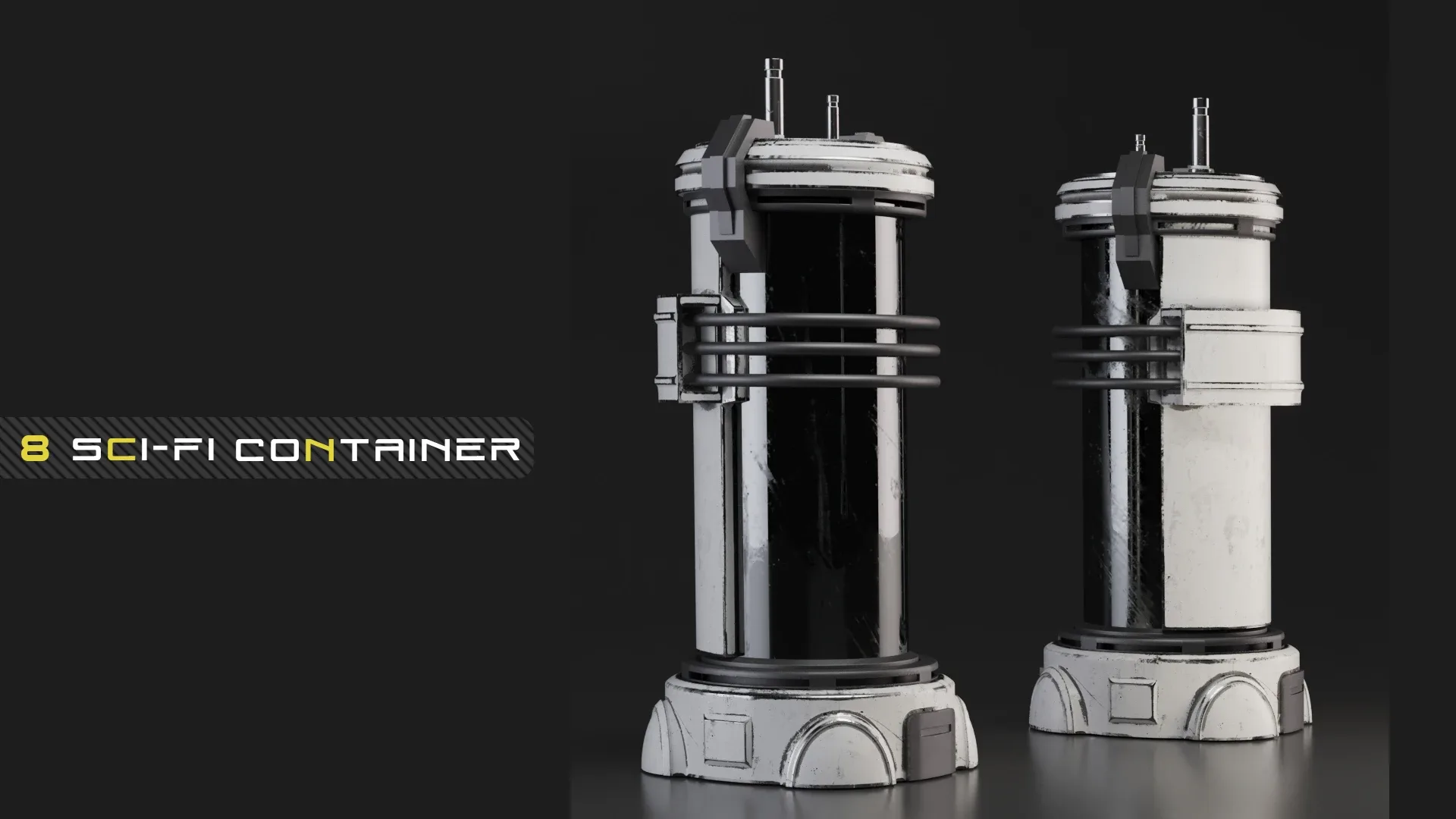 SCI-FI CONTAINER + 4K PBR