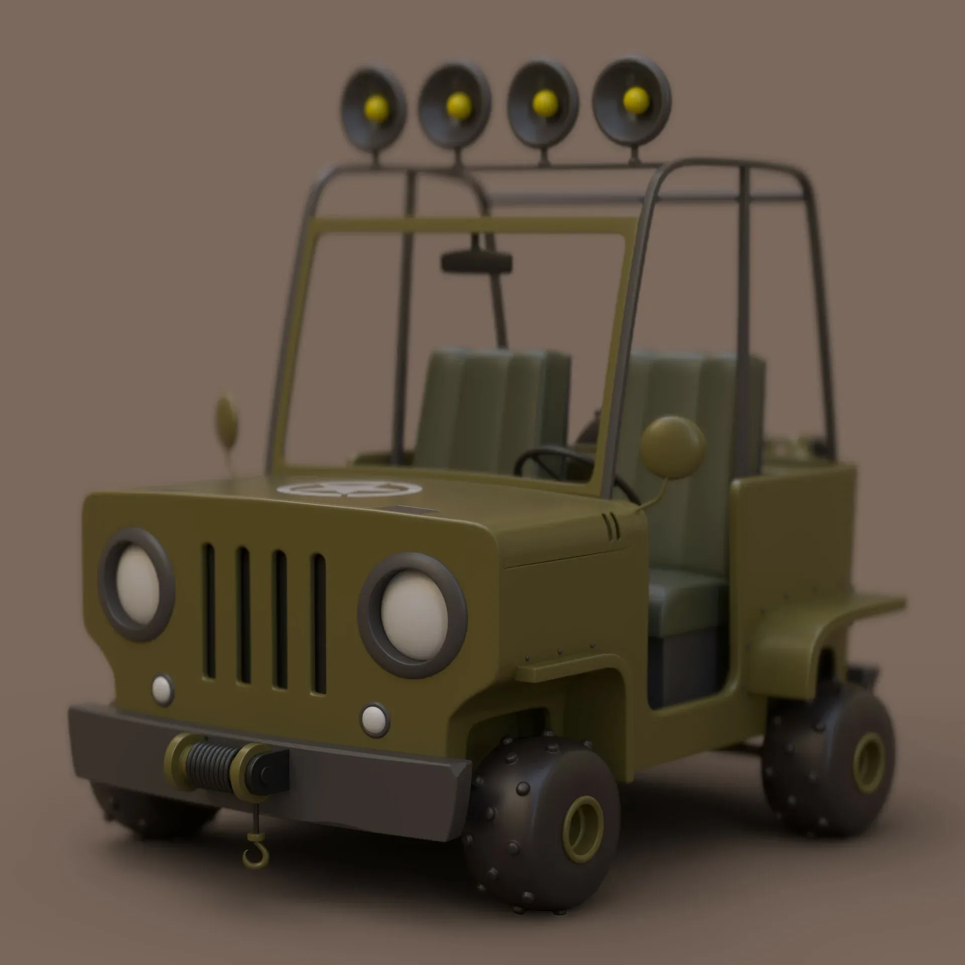 3D MODEL - PICKUP VEHICULE