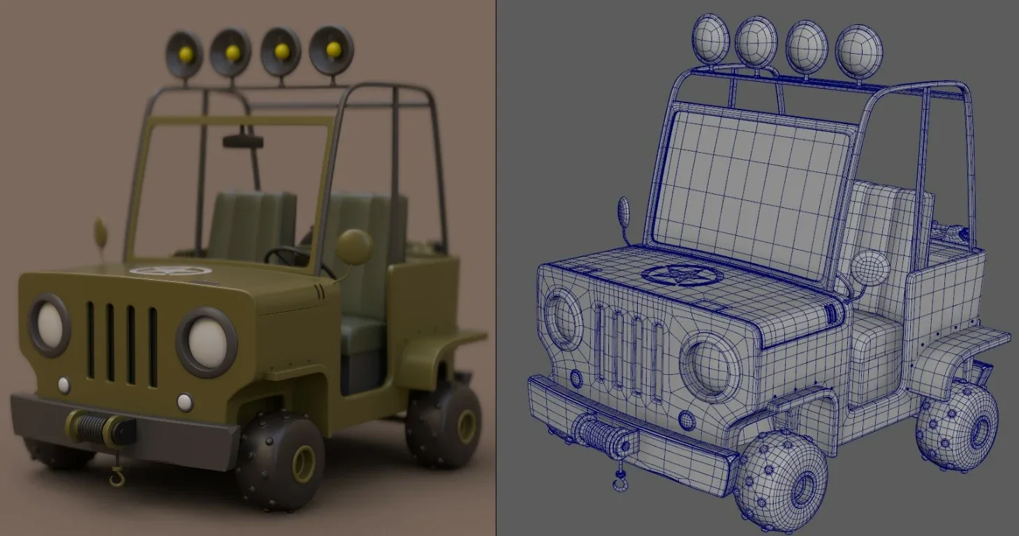 3D MODEL - PICKUP VEHICULE