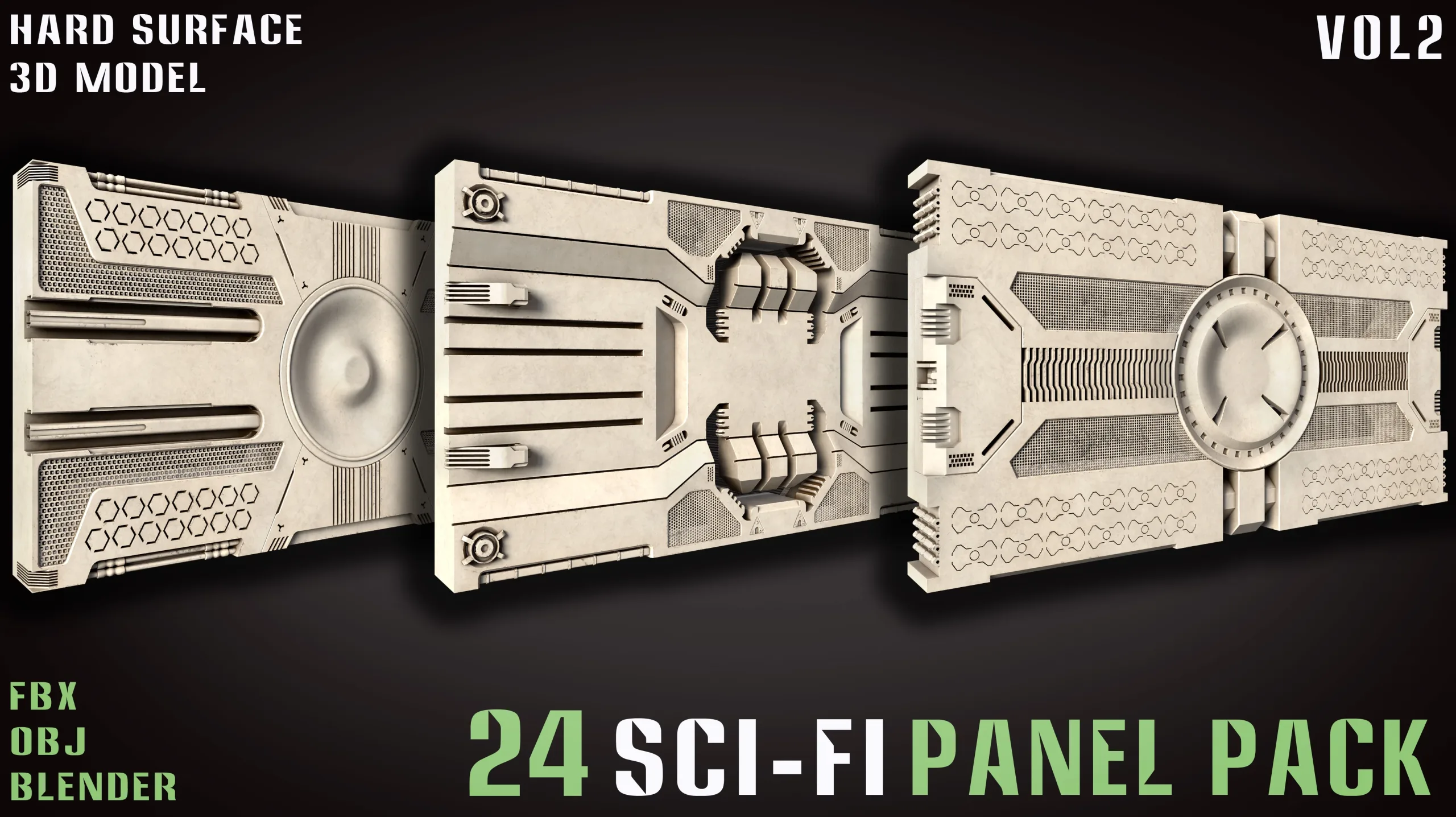 24 Sci-Fi panel pack – vol2