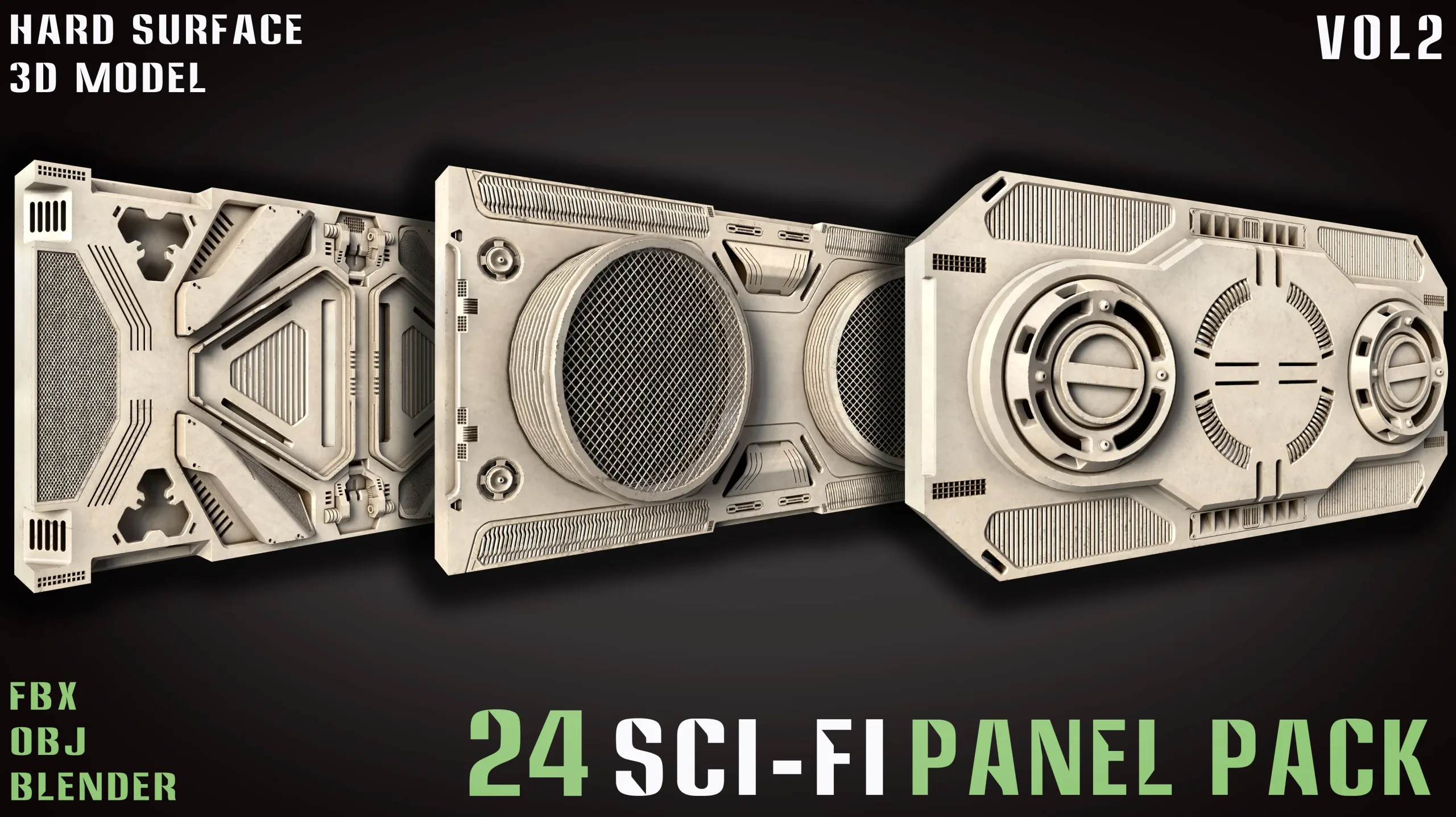 24 Sci-Fi panel pack – vol2