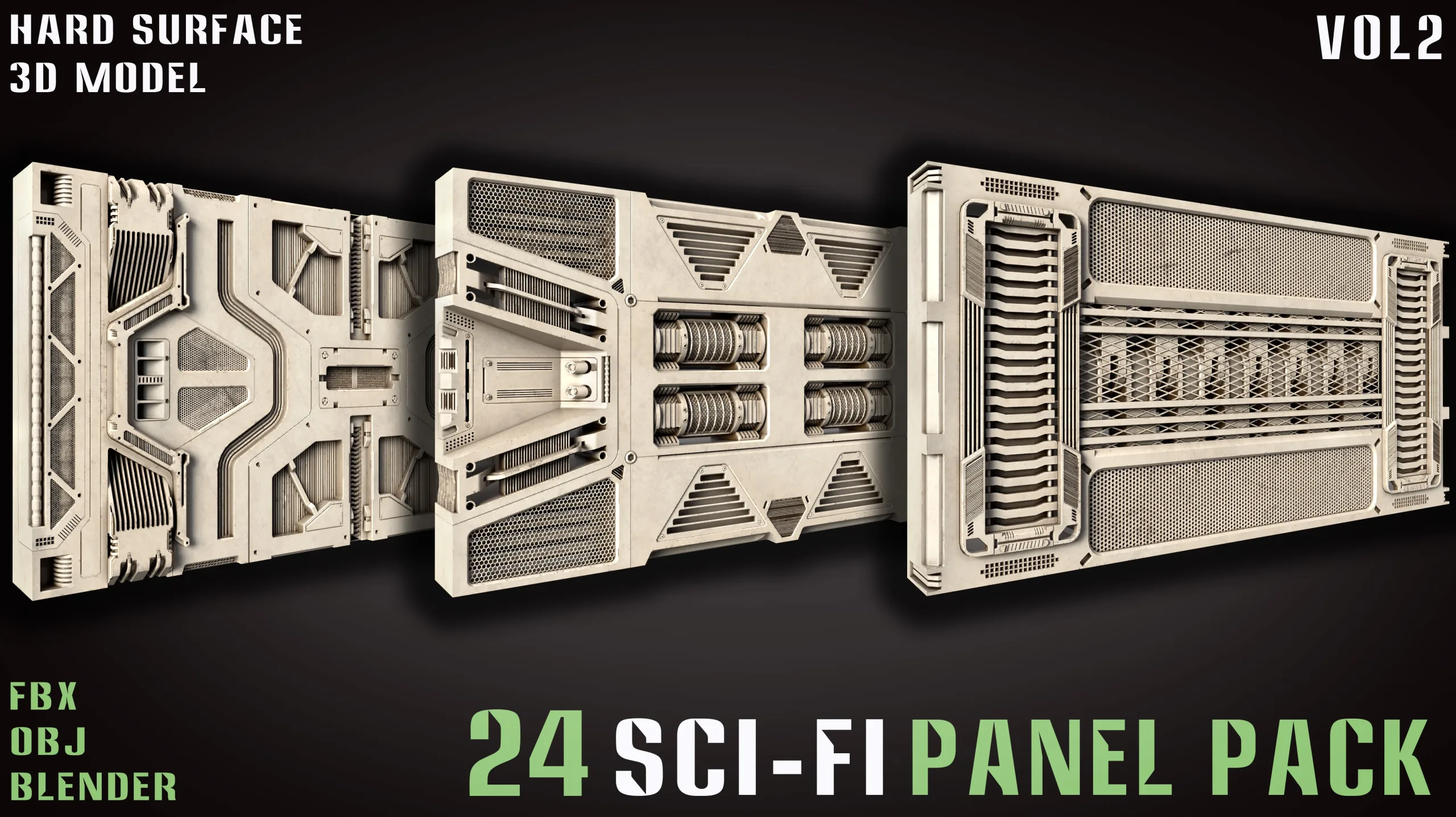 24 Sci-Fi panel pack – vol2