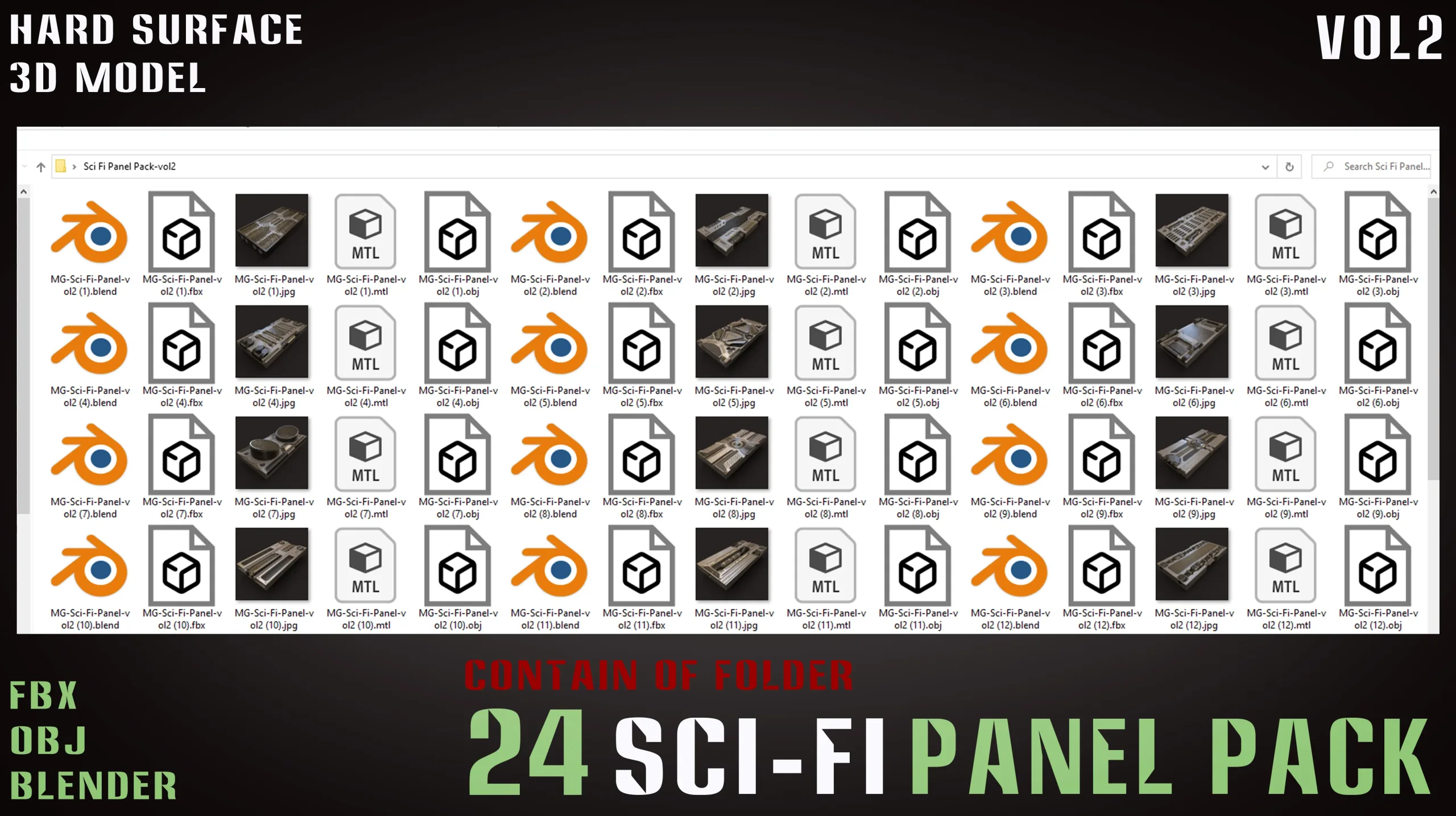 24 Sci-Fi panel pack – vol2