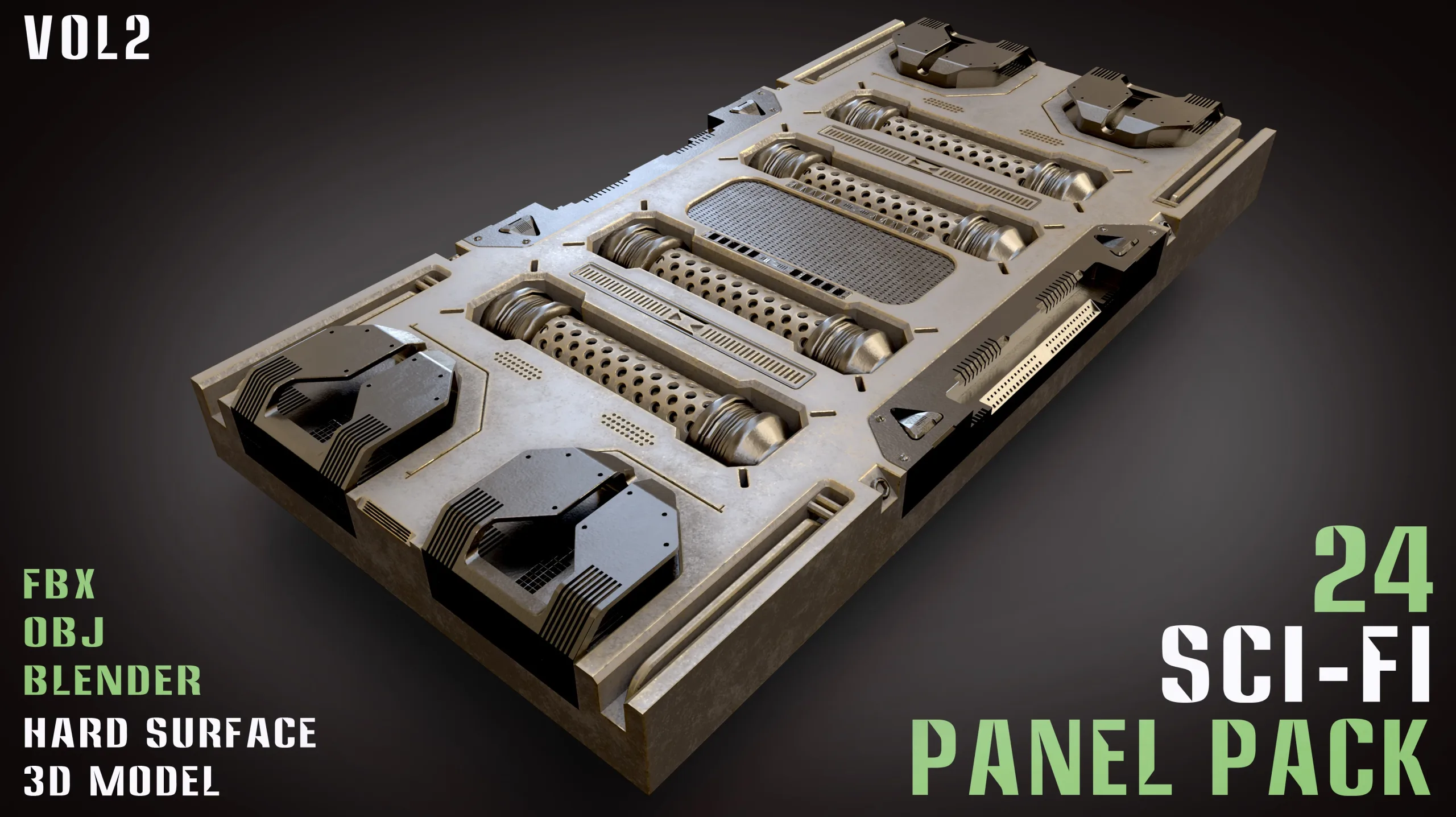 24 Sci-Fi panel pack – vol2