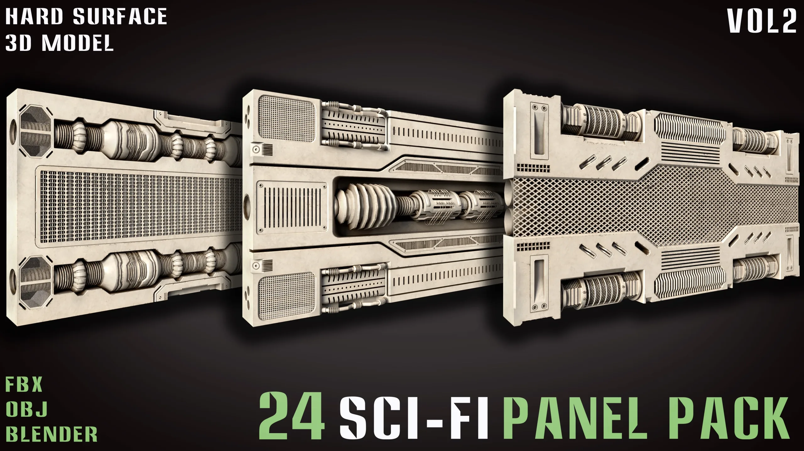 24 Sci-Fi panel pack – vol2