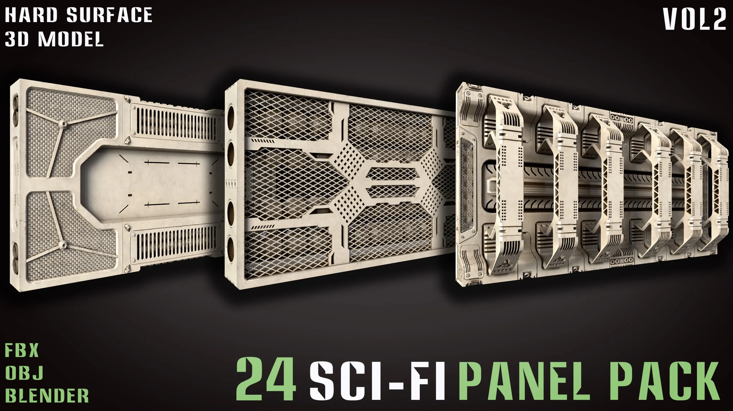 24 Sci-Fi panel pack – vol2