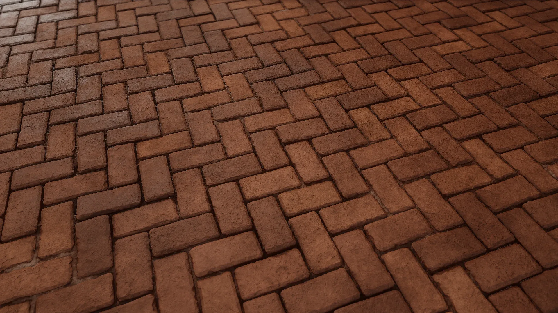 Herringbone Pavement