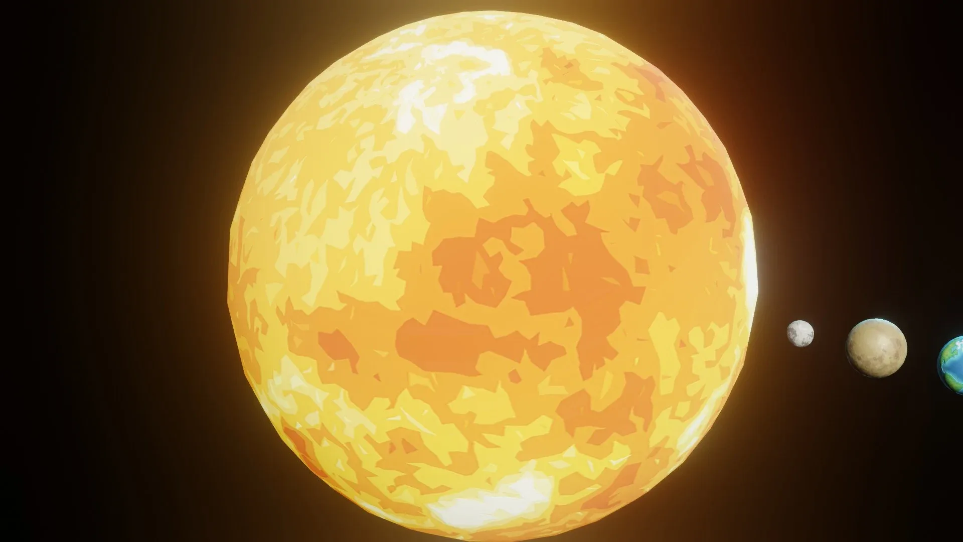 Stylized Solar System 3D Model 8k Textures