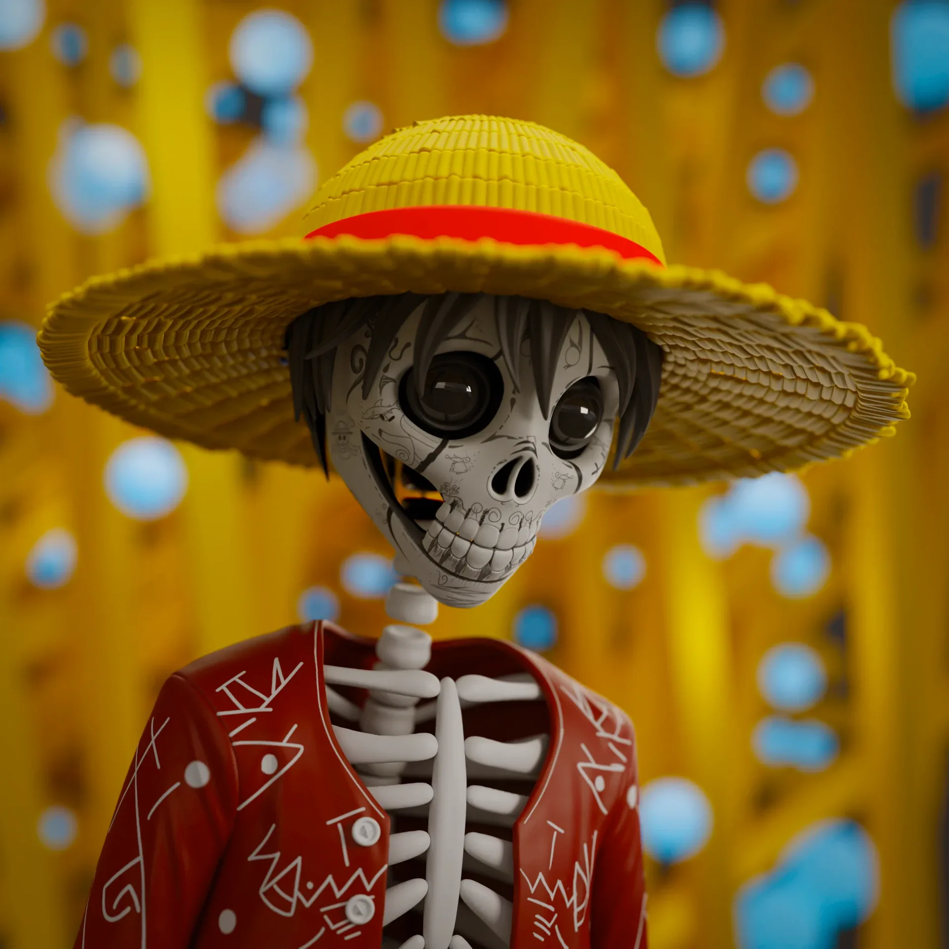 Skeleton Luffy - Character Creation for Beginners in Blender