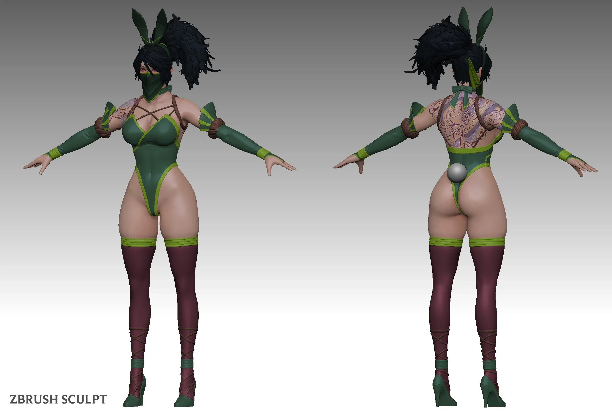 Bunny Akali - Game Ready