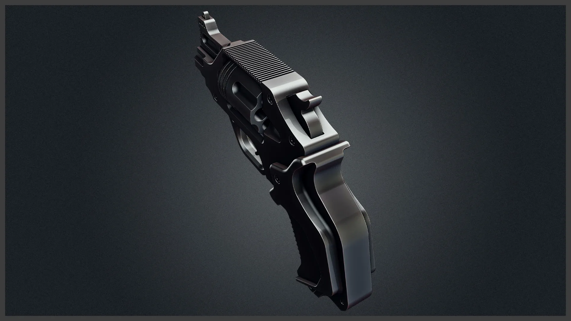 3D Gun Kitbash OBJ+BLENDFILES