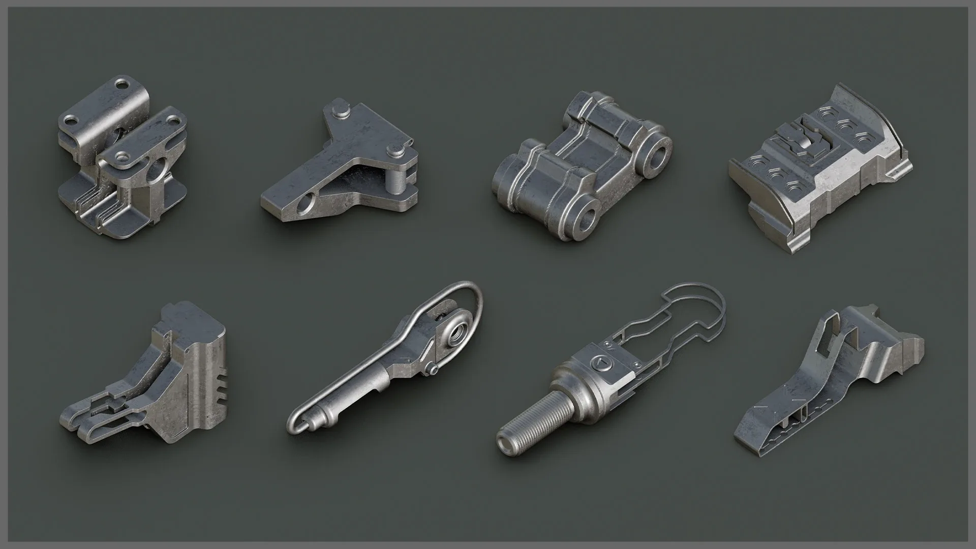 Sci-Fi Hard Surface KITBASH 35 DETAILS