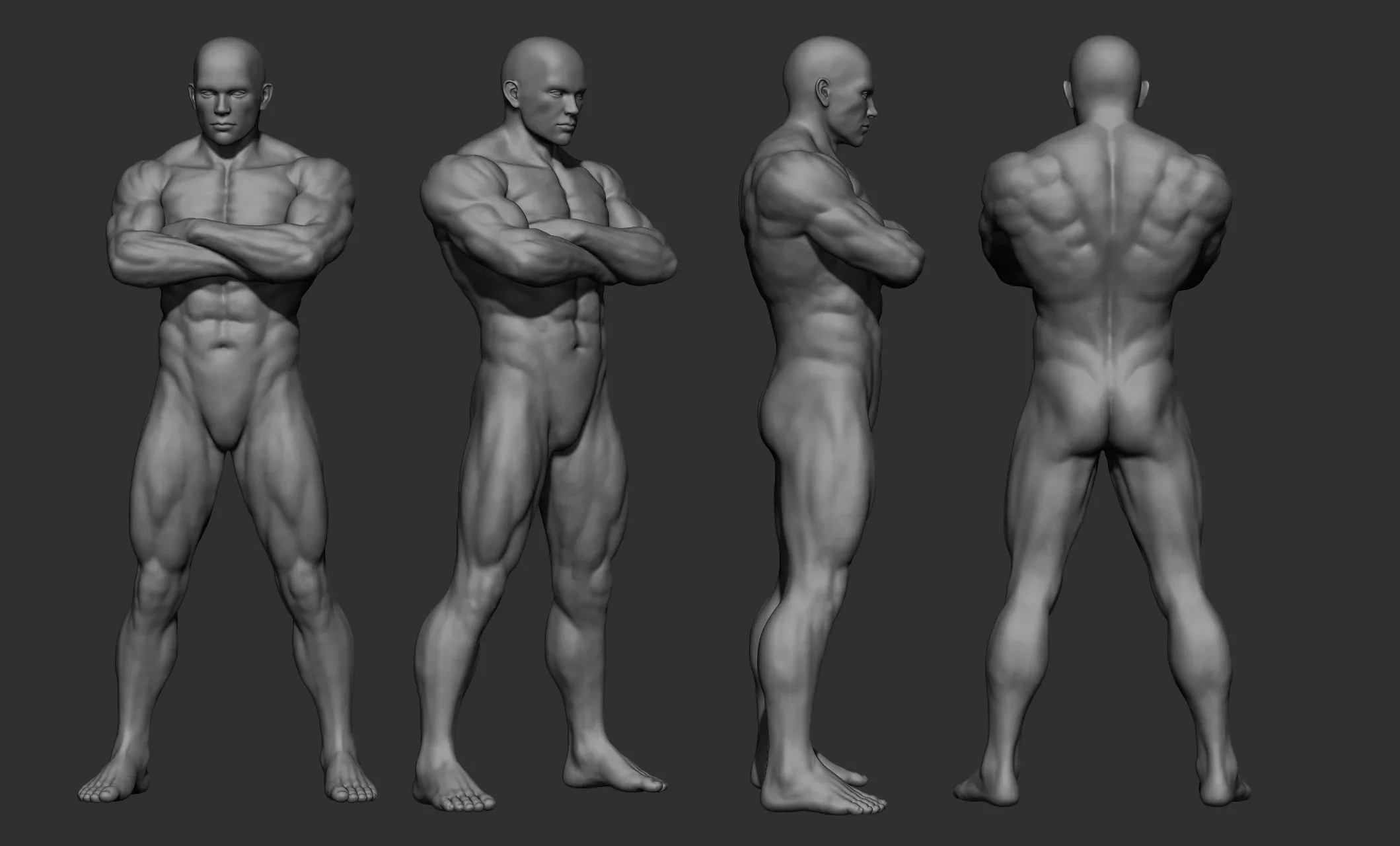 20 Male full body poses