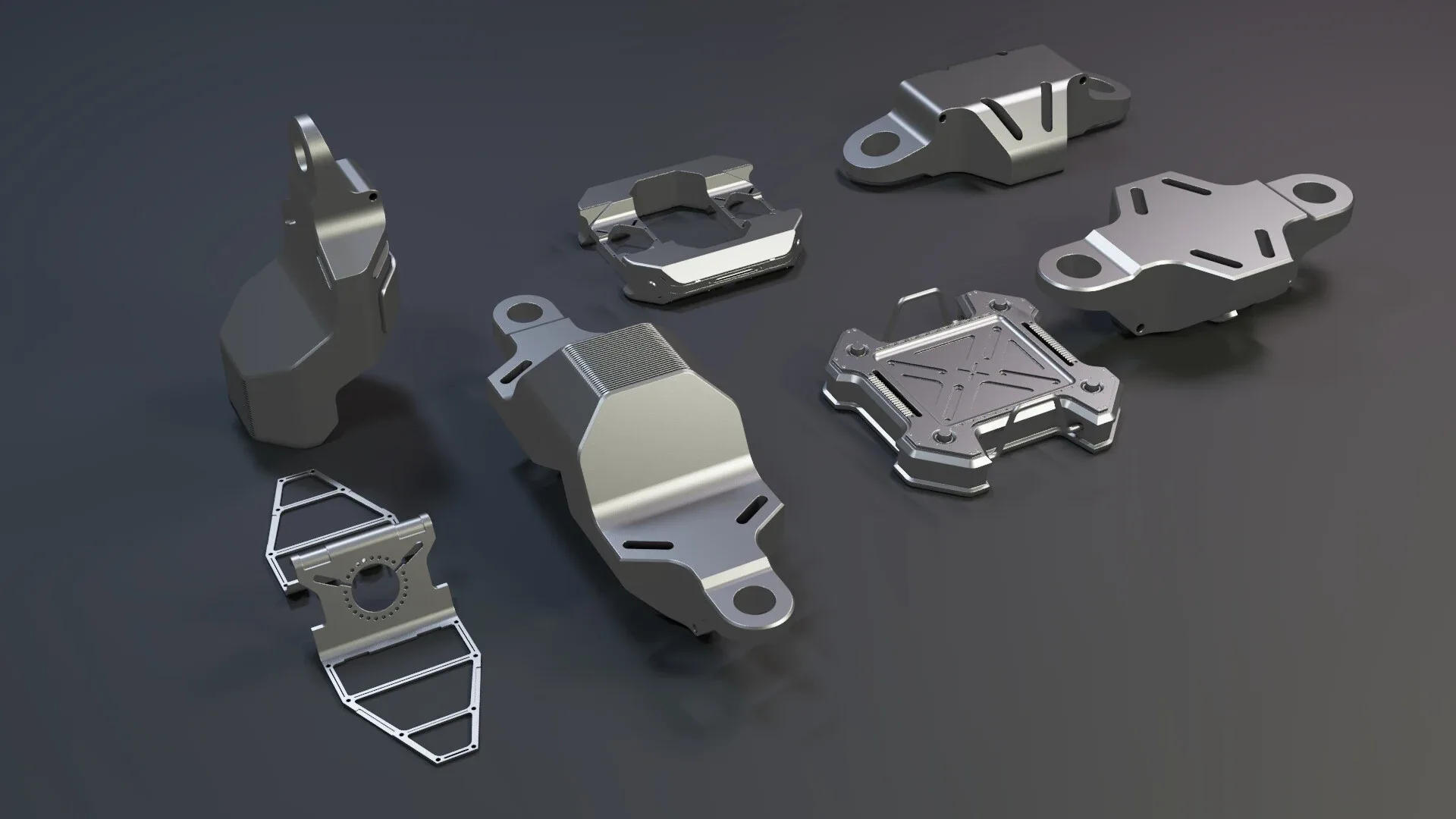 Sci-Fi Hard Surface KITBASH 100+ DETAILS