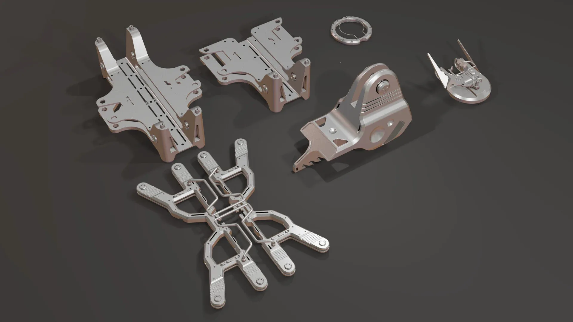 Sci-Fi Hard Surface KITBASH 100+ DETAILS