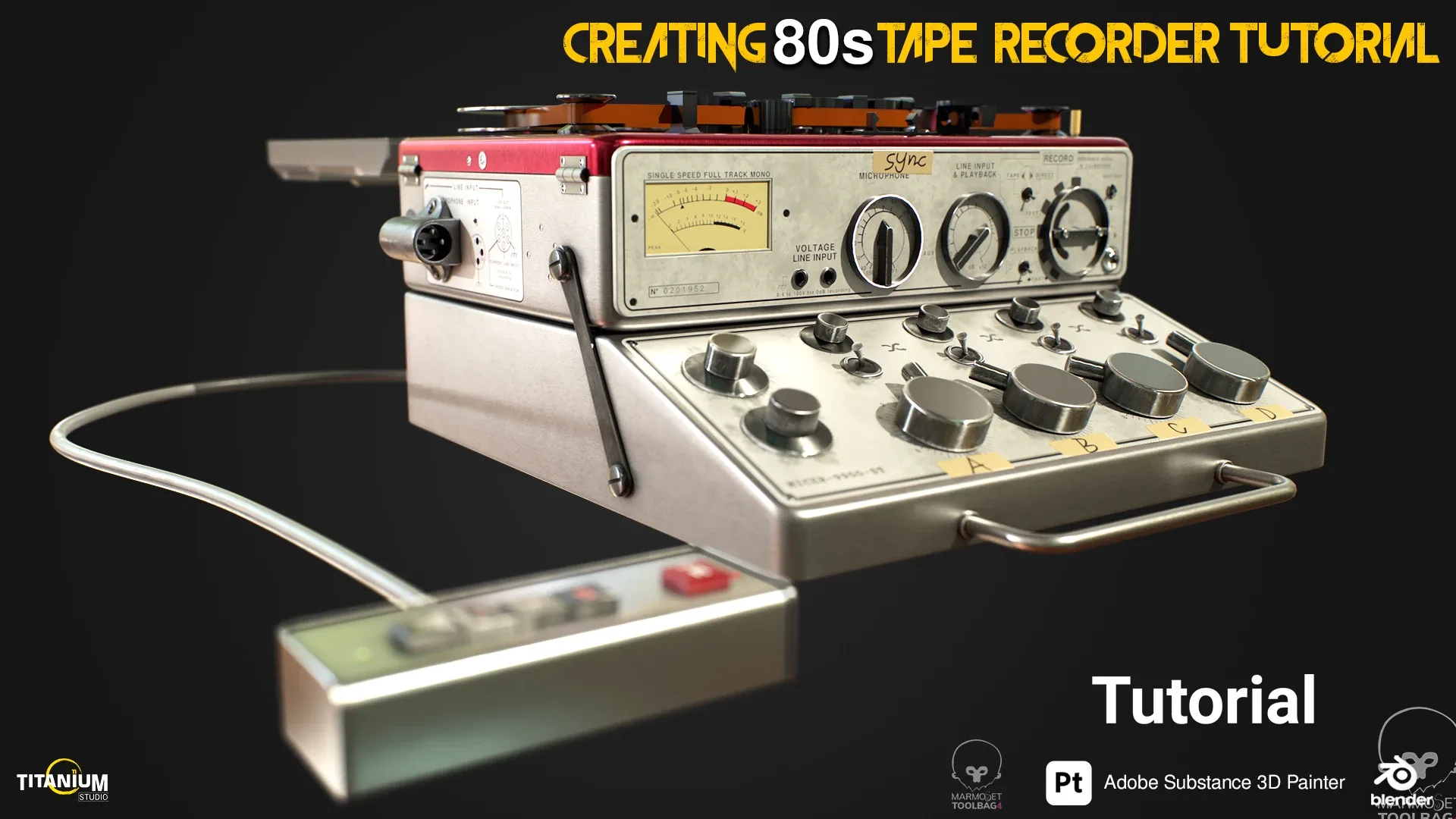 80s Tape Recorder from Start to Finish Creating Process