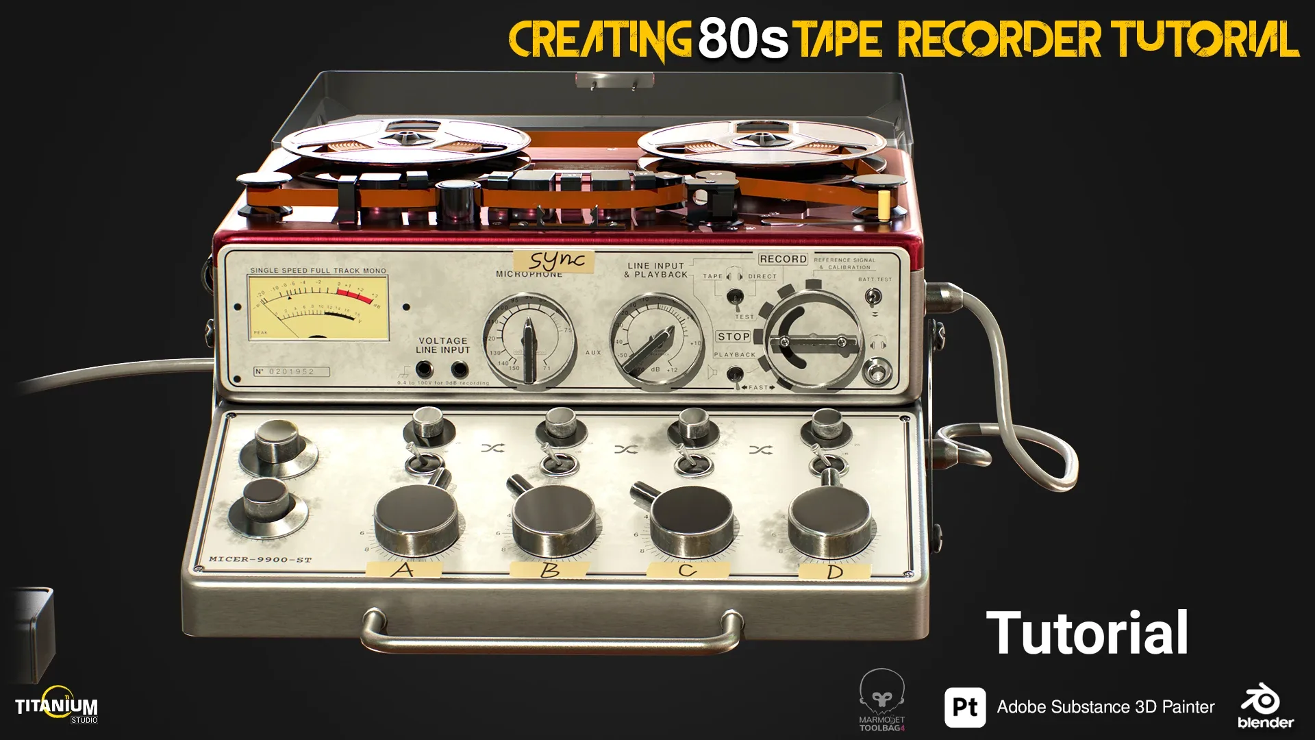 80s Tape Recorder from Start to Finish Creating Process
