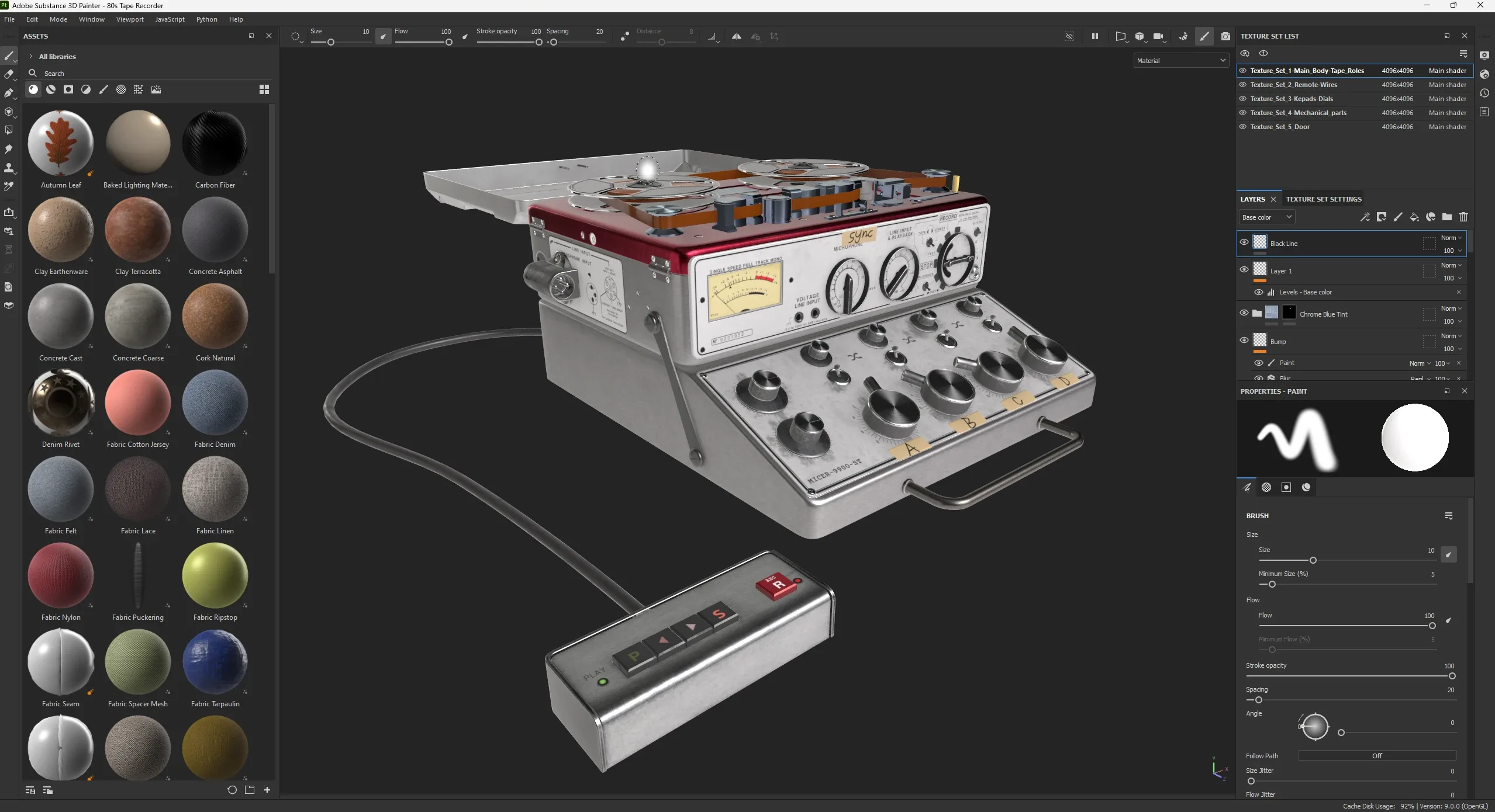 80s Tape Recorder from Start to Finish Creating Process