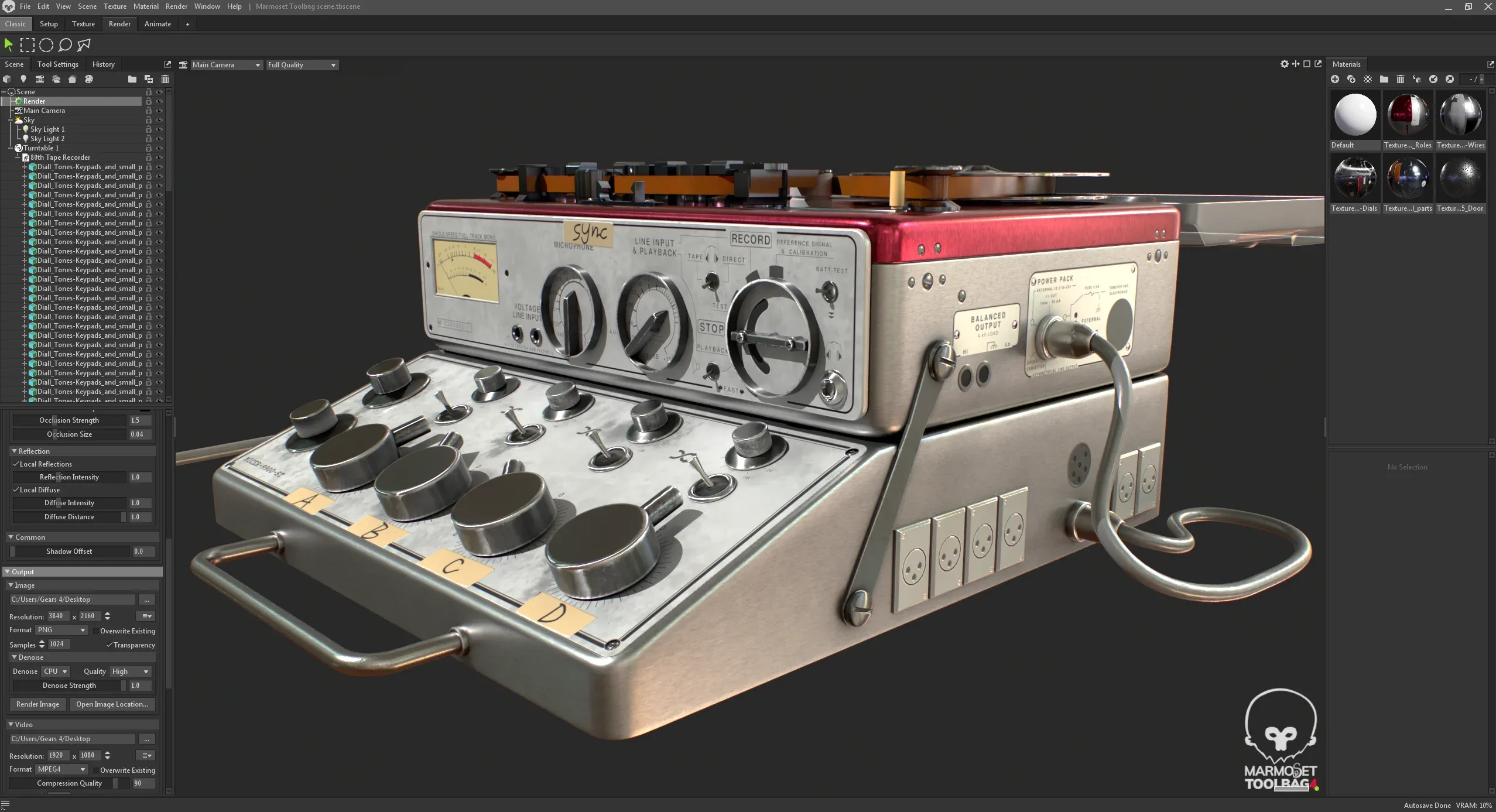 80s Tape Recorder from Start to Finish Creating Process