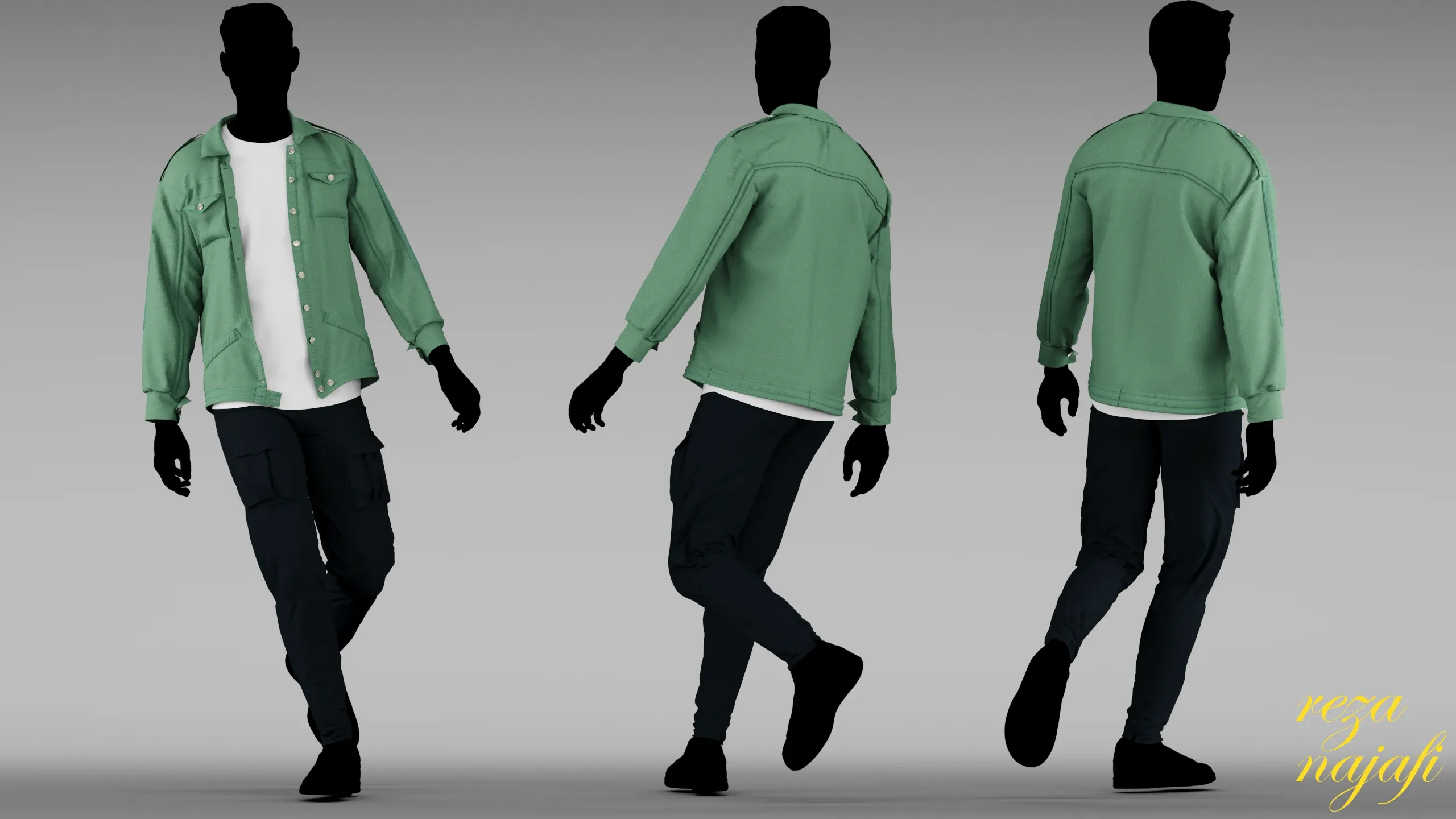 Men's jacket for marvelous designer