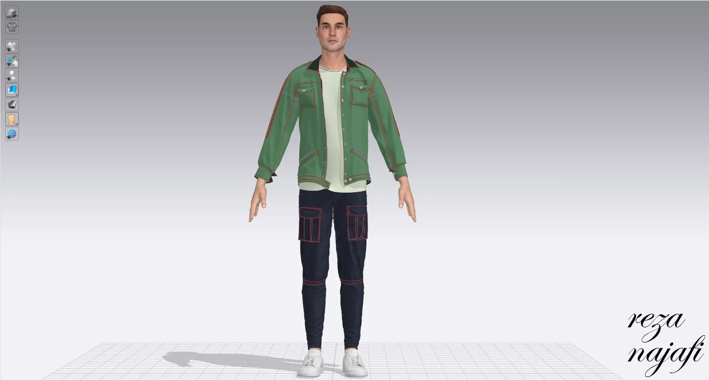 Men's jacket for marvelous designer