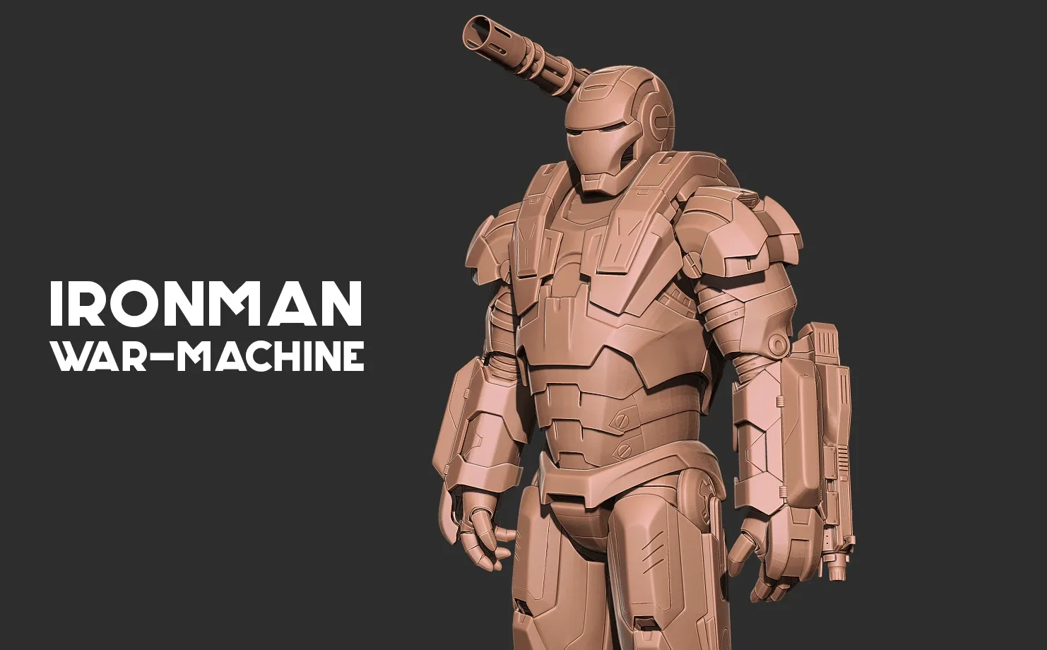 Iron man - War machine Armor 3D print model