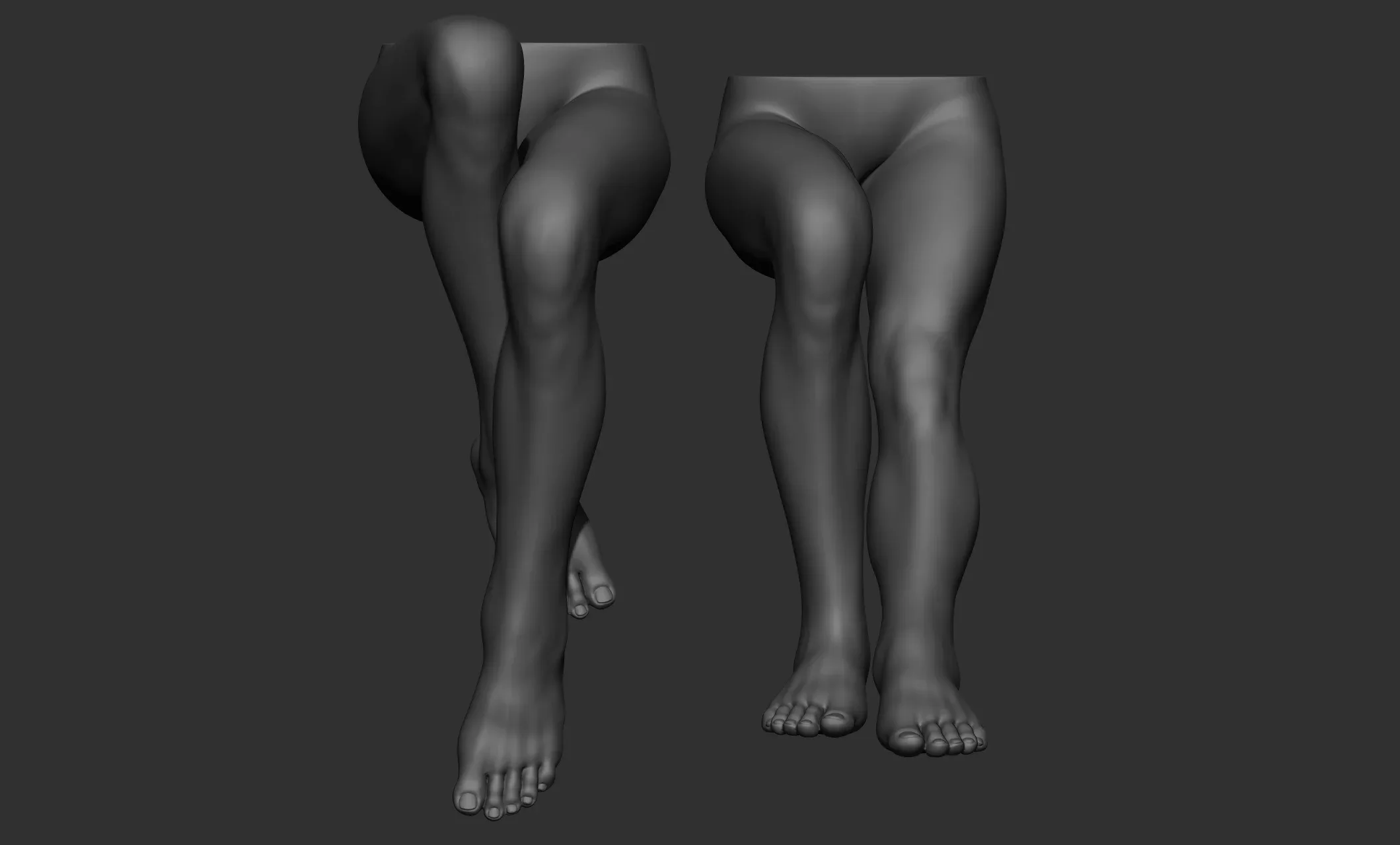 Female Leg Poses Flippednormals