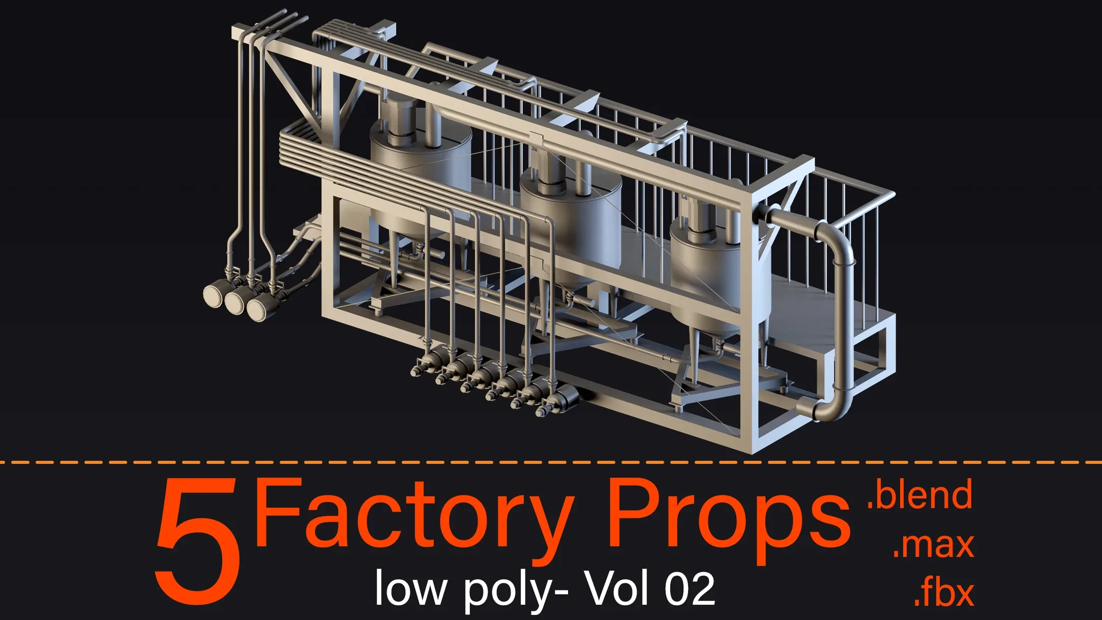 5 Factory props Vol 02 FlippedNormals