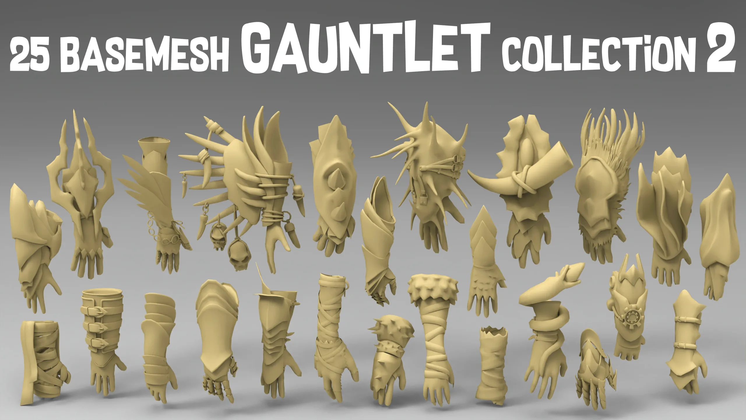 25 basemesh gauntlet collection 2