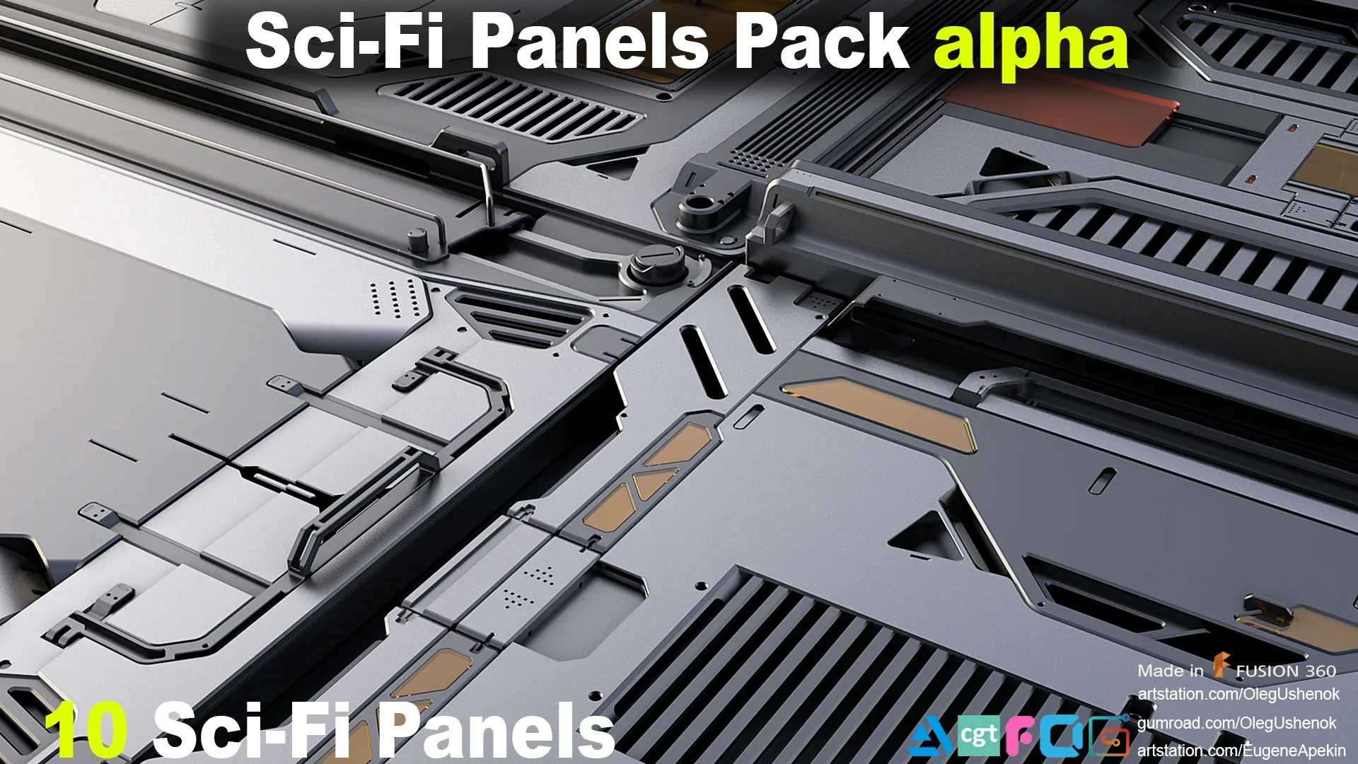 Sci-Fi Panels Pack Vol 6 "Alpha"