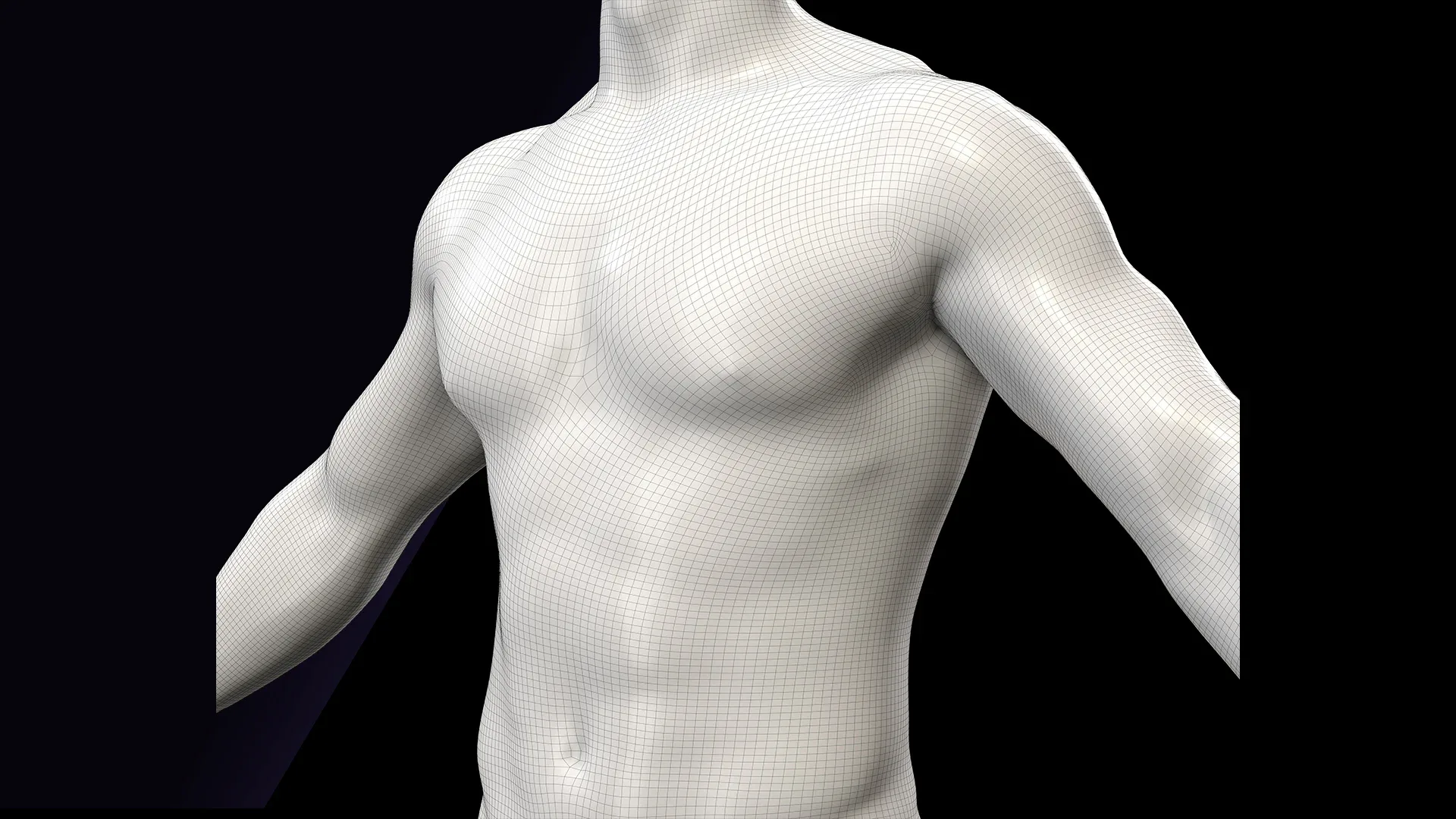 Cleaned A Pose Scan | 3D Model Darren Underwear