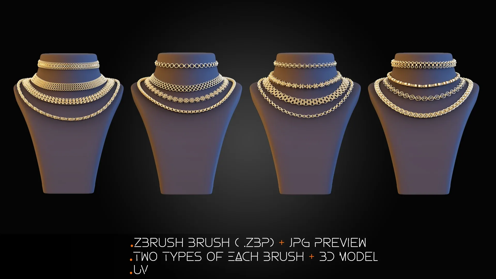 101 IMM Chain Curve Brush + 3D Model