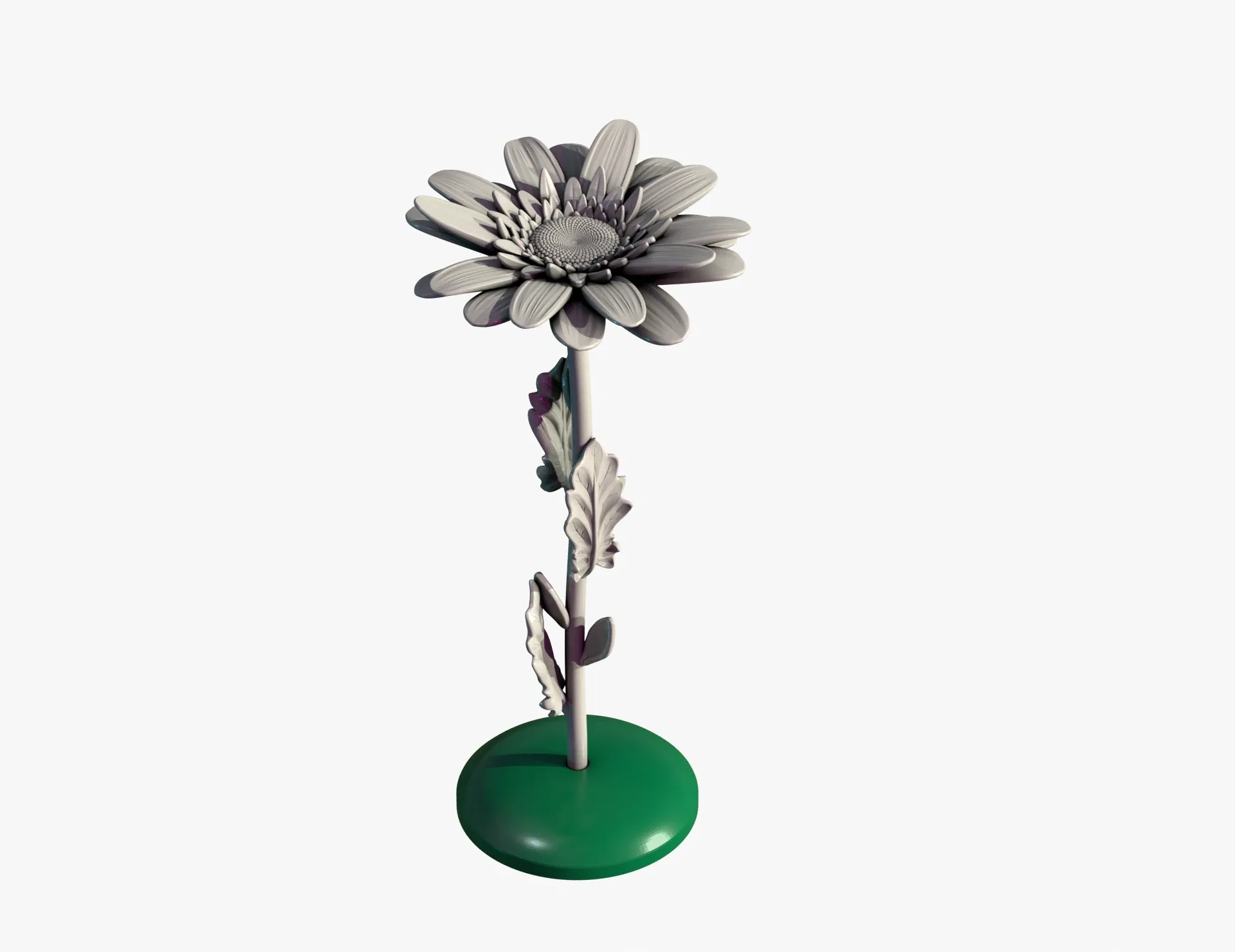 Daisy flower sculpture